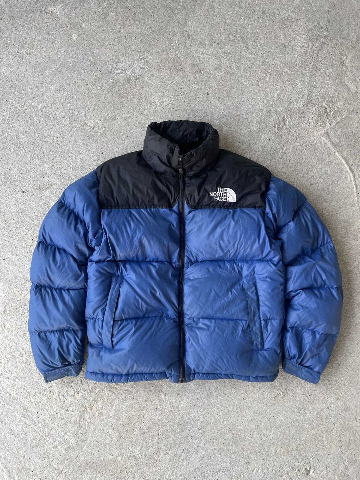 The North Face × Vintage The NorthFace 700 Blue Nuptse Vintage Puffer Jacket Size US M / EU 48-50 / 2 - 1 Thumbnail