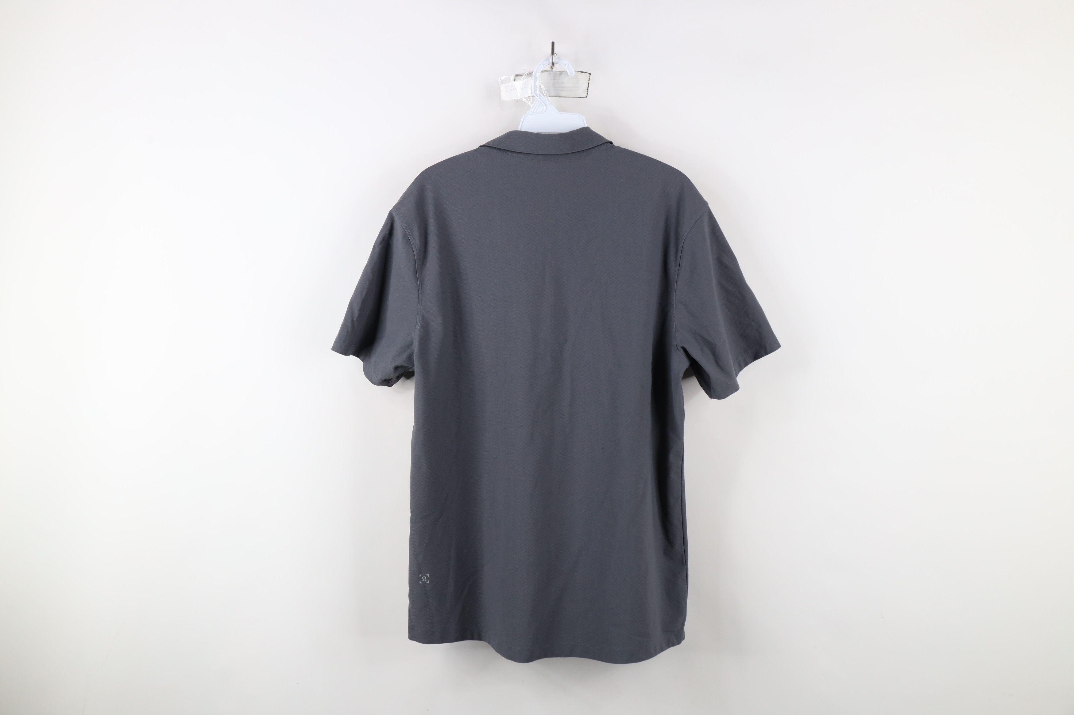 Lululemon × Vintage Lululemon Herringbone Short Sleeve Collared Polo Shirt Size US M / EU 48-50 / 2 - 7 Thumbnail