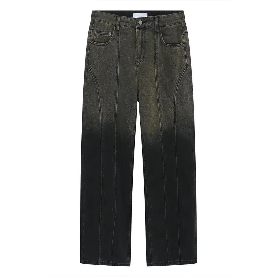 Japanese Brand Retro loose high street gradient jeans Size US 32 / EU 48 - 5 Thumbnail