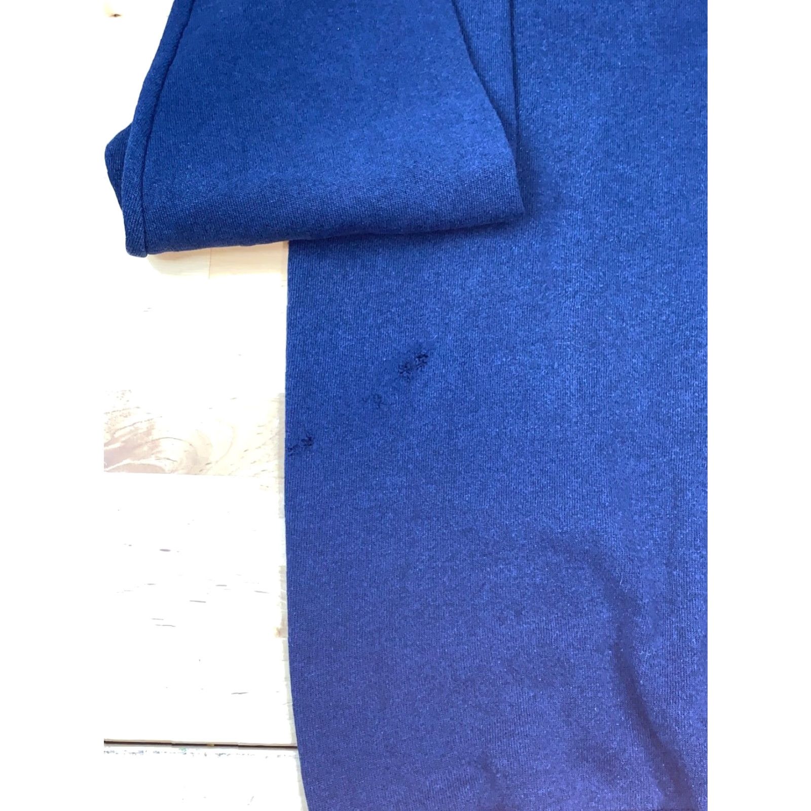 Hanes VINTAGE Hanes Solid Pullover Sweater Shirt L Casual Blue 1990s Mens Size US L / EU 52-54 / 3 - 8 Thumbnail