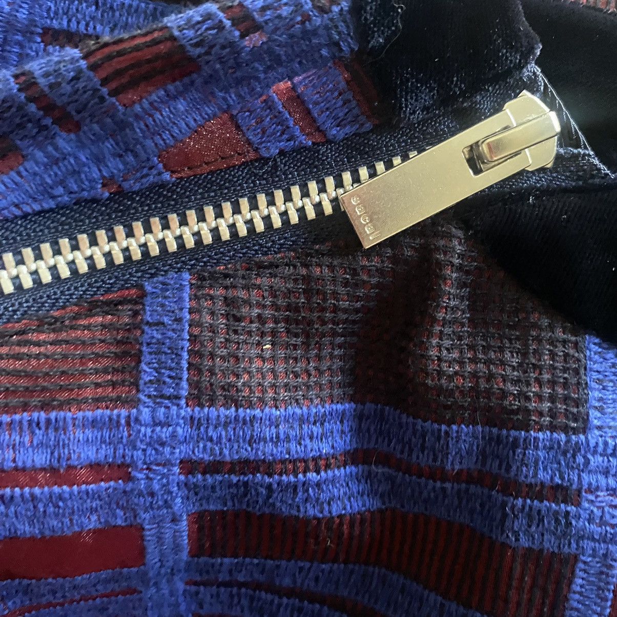 Sacai Pre Fall 2018 Red/Blue Plaid Back Pleated Oversize Blouse Size S / US 4 / IT 40 - 5 Thumbnail
