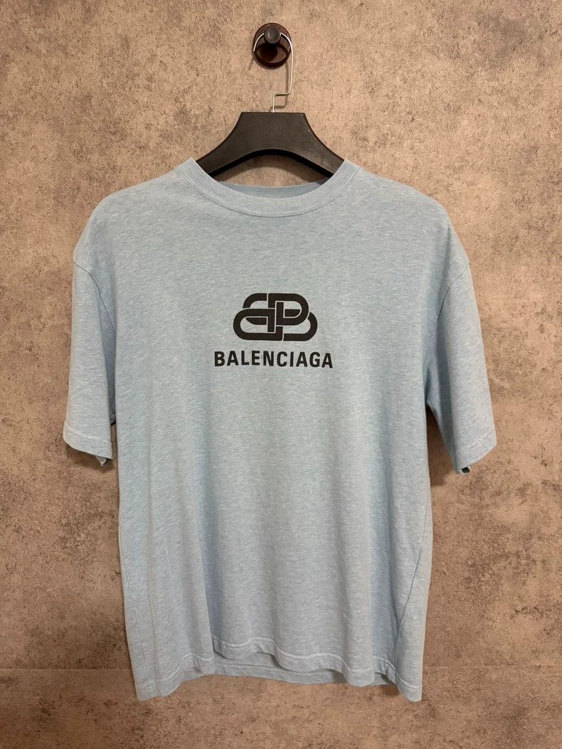 Balenciaga Balenciaga BB Logo Short Sleeve T-Shirt - dmc Size US L / EU 52-54 / 3 - 1 Thumbnail