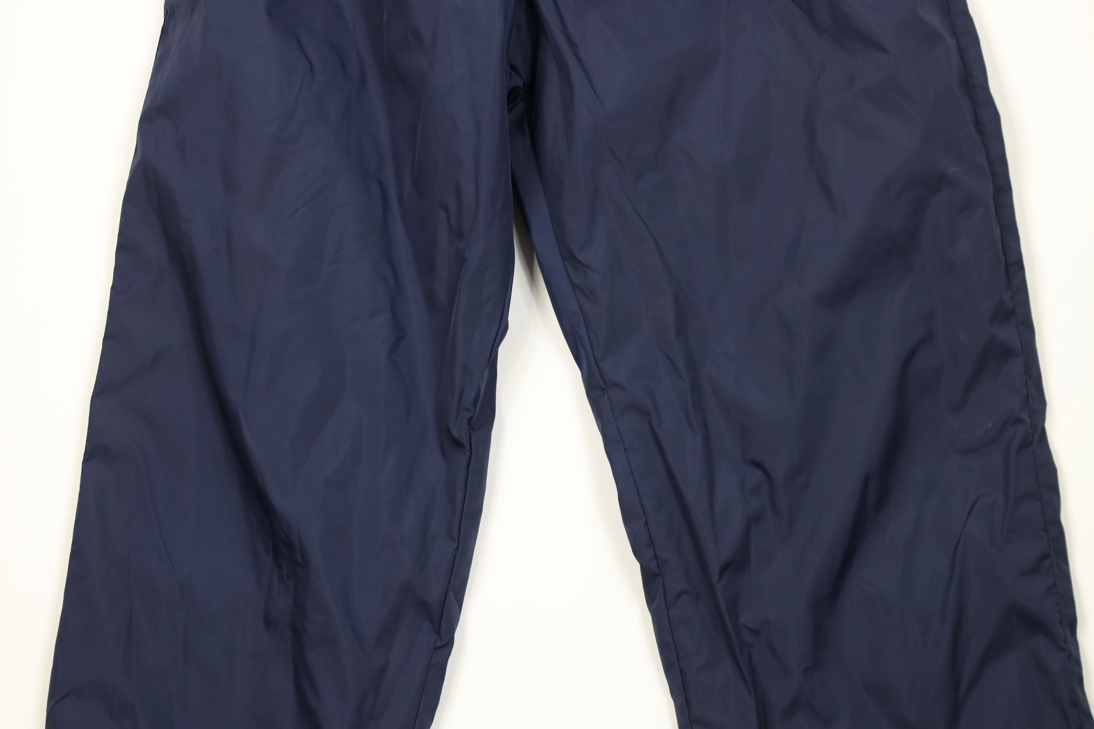 Reebok Vintage 90s Reebok Wide Leg Windbreaker Pants Navy Blue Size US 36 / EU 52 - 3 Thumbnail