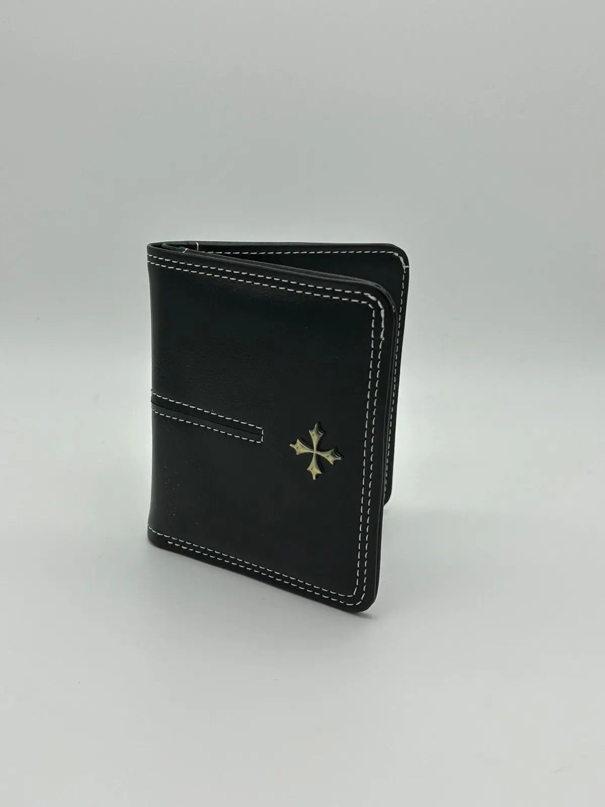 Japanese Brand × Vintage Y2K Leather Cross Wallet (black) Size ONE SIZE - 4 Thumbnail
