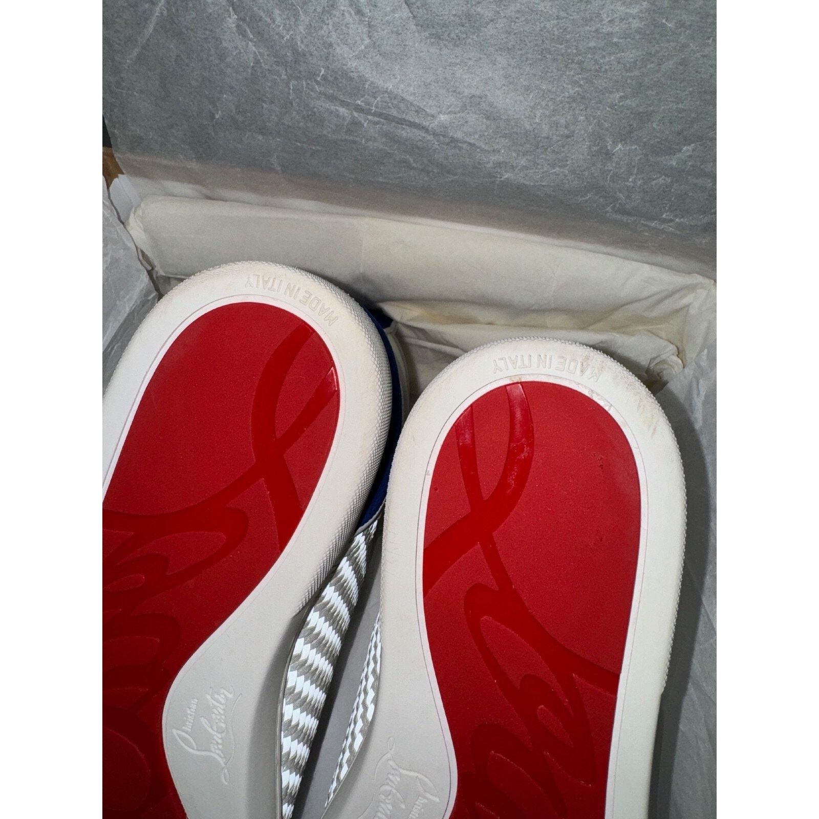 Christian Louboutin Christian Louboutin Lou Spikes Orlato High Top Sneaker Size US 11 / EU 44 - 20 Thumbnail