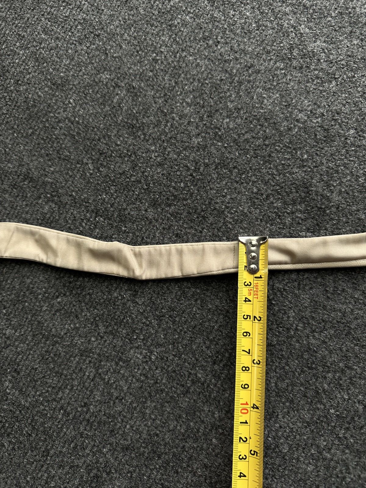 Other 🚨 LEATHER BEIGE ITALY TIE LUXURY VNTG RARE OLD MONEY Size ONE SIZE - 13 Thumbnail