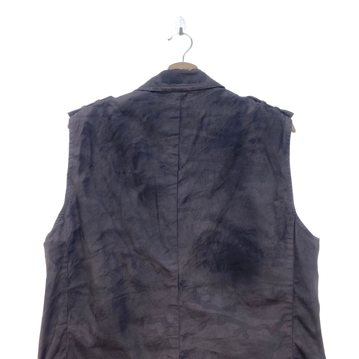 🔥Rare Emmegierrefashion Discoloured Style Sleeveless Jacket