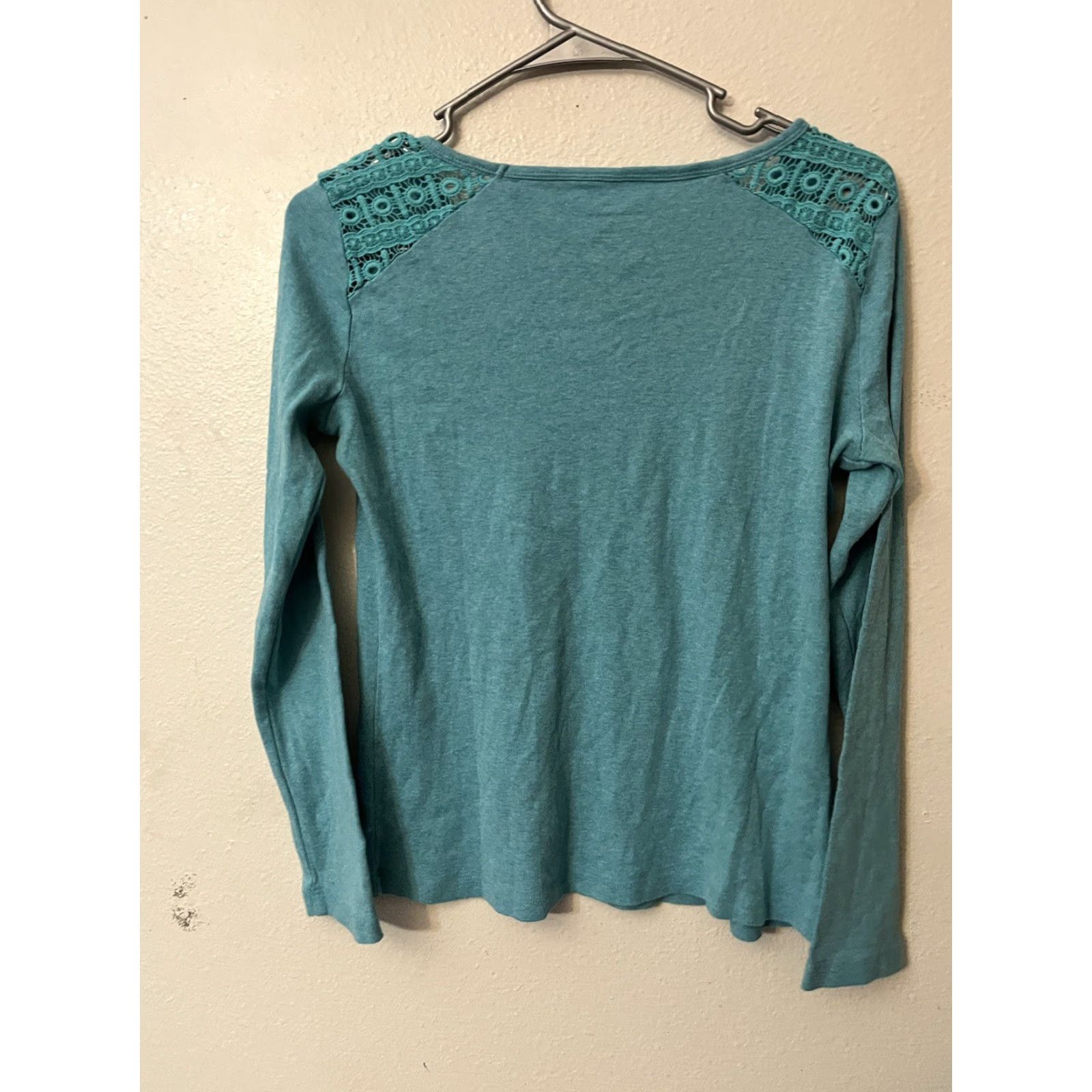 Talbots Talbots Blue T-Shirt Short Sleeve Round Tee Size Small Women casual knit 100% cotton Regular Basic Easy Care Crew Neck Short Sleeve Pullover Size S / US 4 / IT 40 - 3 Thumbnail