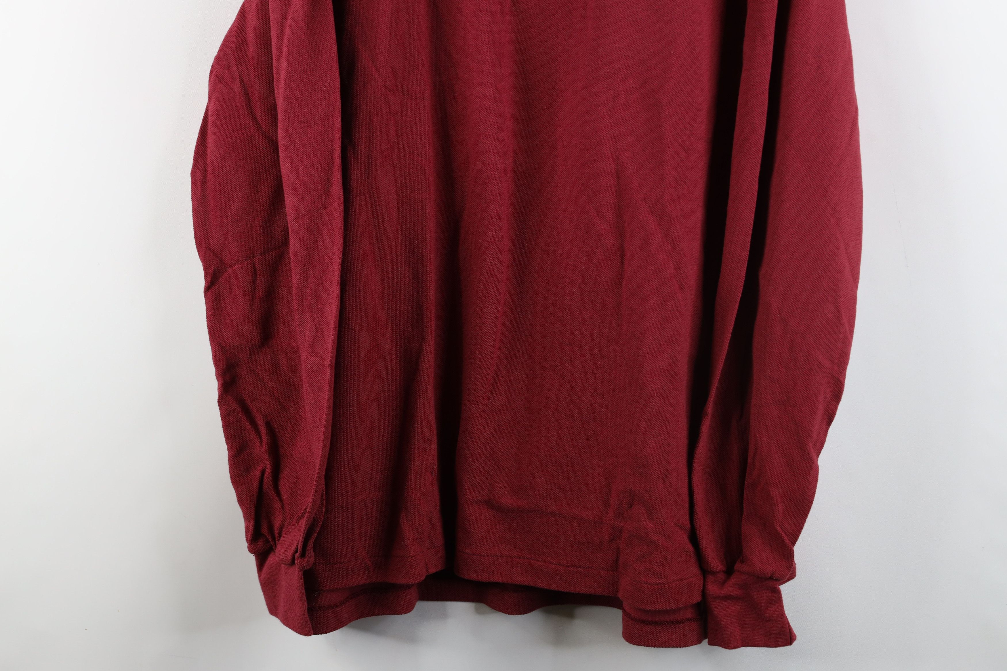 Vintage Deadstock Vintage 90s Streetwear Long Sleeve Polo Shirt USA Size US L / EU 52-54 / 3 - 3 Thumbnail