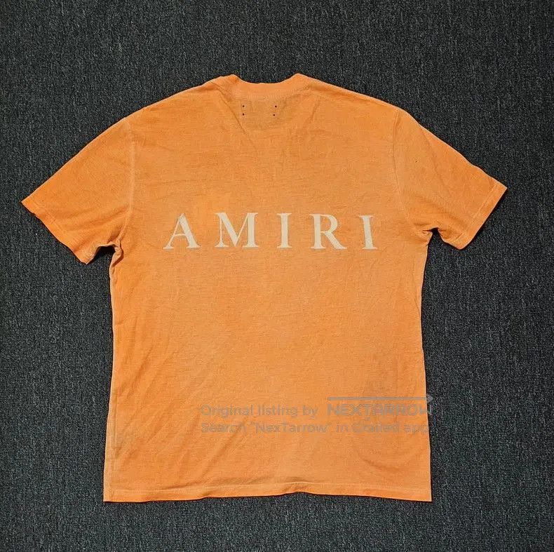 Amiri Amiri Men's Washed Orange Oversize T. Size US S / EU 44-46 / 1 - 4 Thumbnail