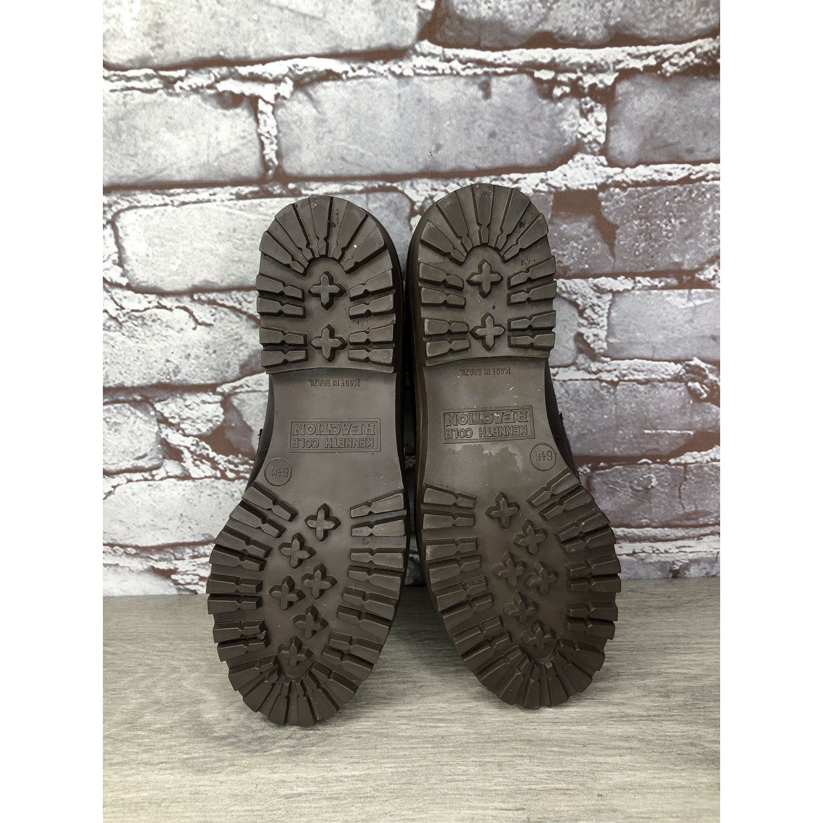 Kenneth Cole Kenneth Cole VTG Horsebit Brown Leather Lug Sole Loafers Dre Size US 6.5 / IT 36.5 - 9 Thumbnail