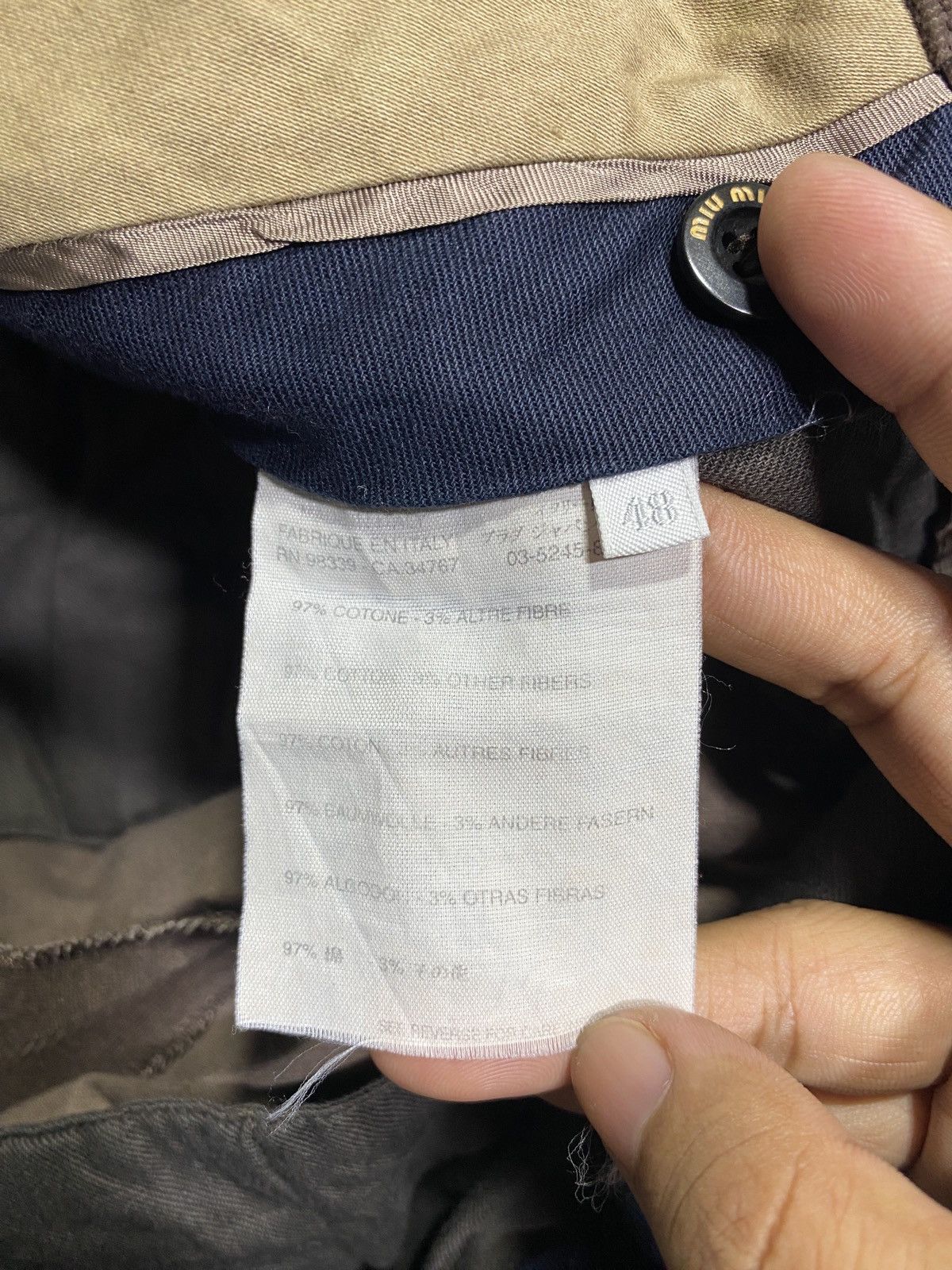 Miu Miu Miu Miu Corduroy Pants Size US 30 / EU 46 - 15 Thumbnail