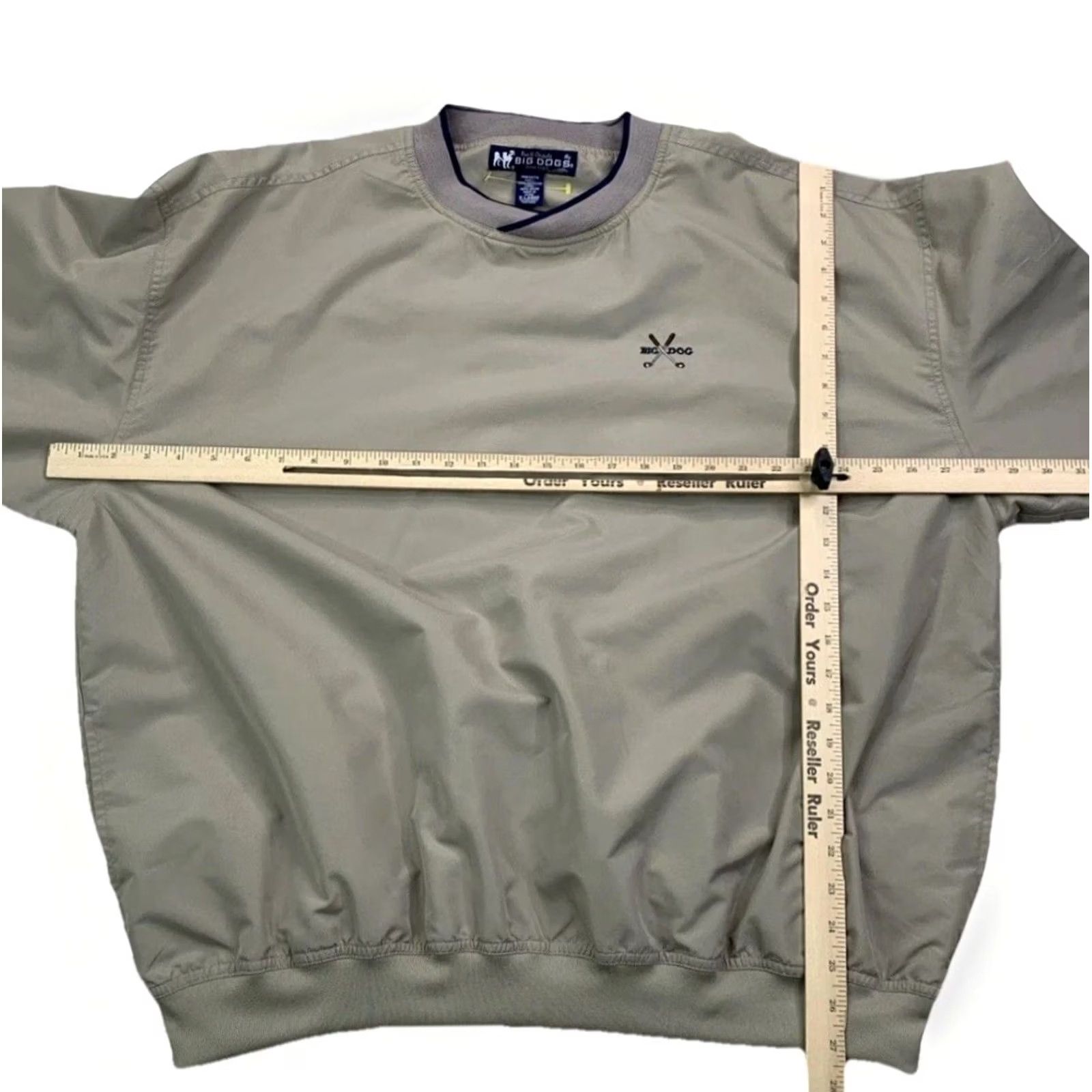 Big Dogs VINTAGE Big Dogs Golf Windbreaker Pullover Mens XL Beige Embroidered Logo 90s Jacket Size US XL / EU 56 / 4 - 4 Thumbnail