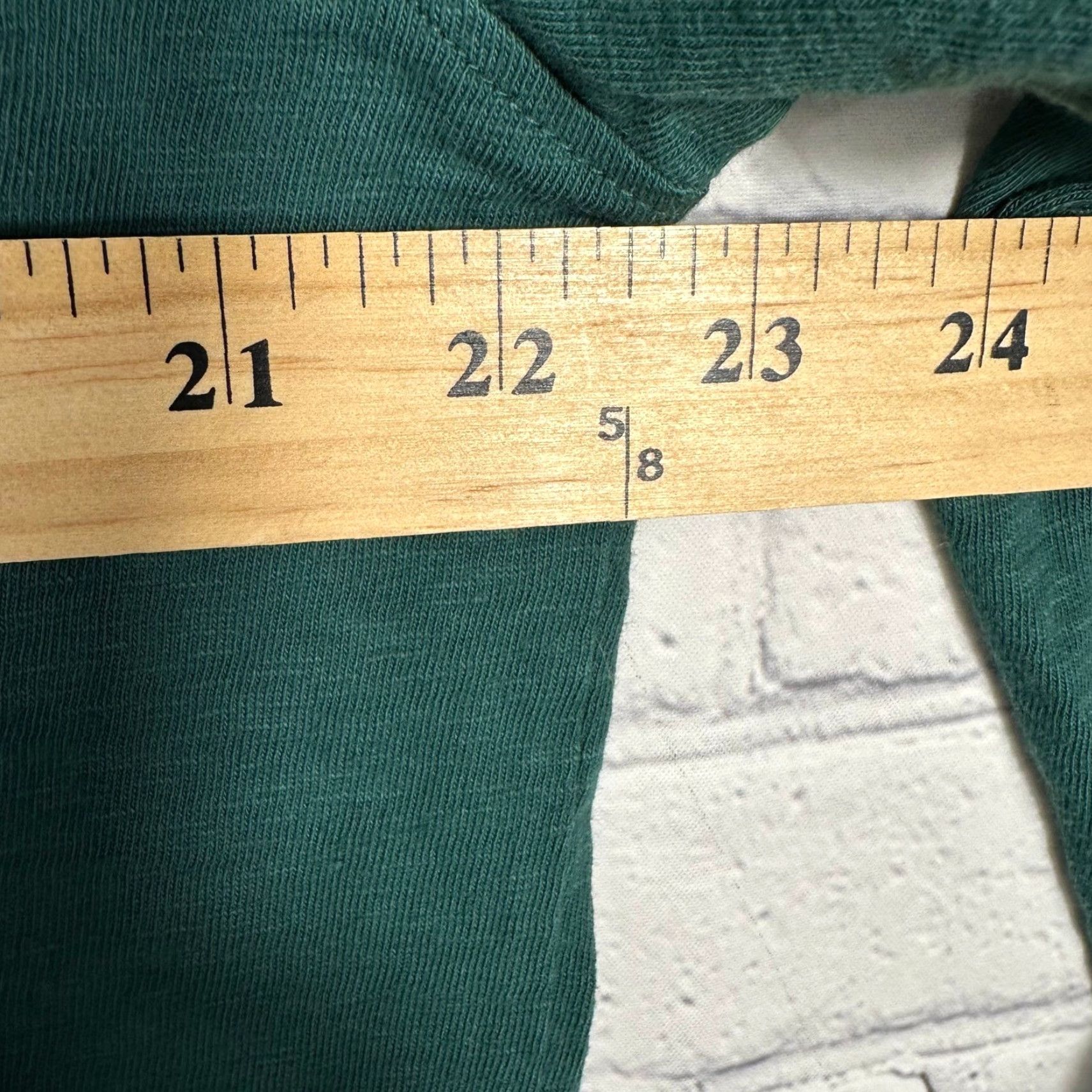 Vintage VINTAGE American Giant Shirt Mens L Green Cotton Crew Neck Long Sleeve? Size US L / EU 52-54 / 3 - 7 Thumbnail