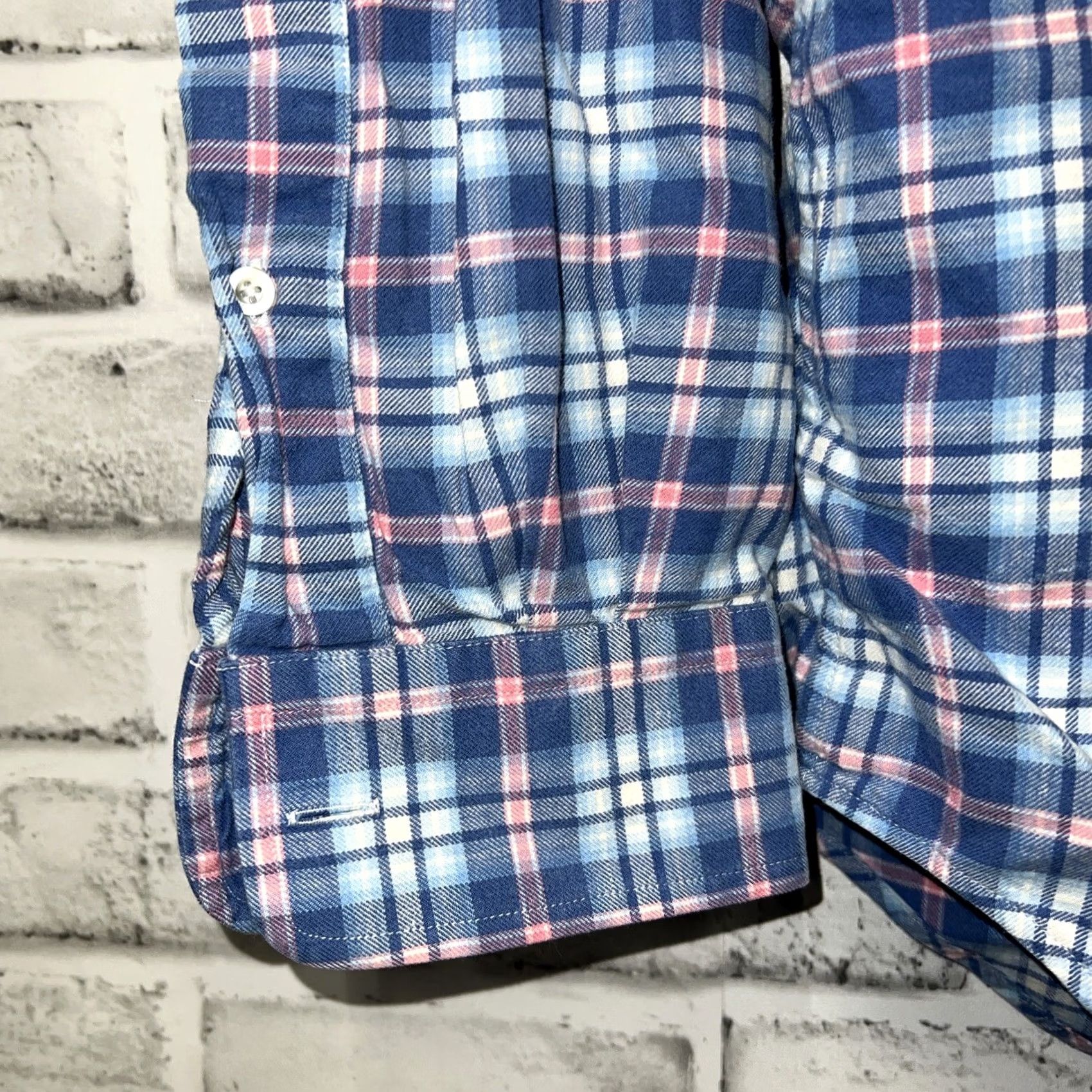 Vineyard Vines VINEYARD VINES Slim Fit Whale Shirt Blue Plaid Shirt Mens Size M Size US M / EU 48-50 / 2 - 2 Thumbnail