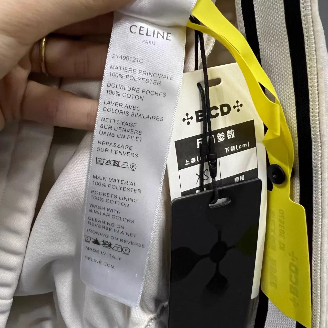 Celine Celine Side Stripe Logo Zipped Jacket XS Size XS / US 0-2 / IT 36-38 - 6 Thumbnail