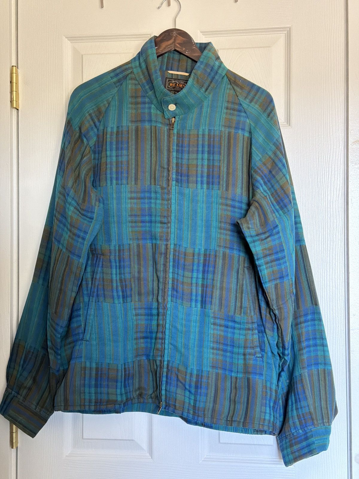 Beams Plus Beams + light weight plaid jacket Size US XL / EU 56 / 4 - 1 Thumbnail