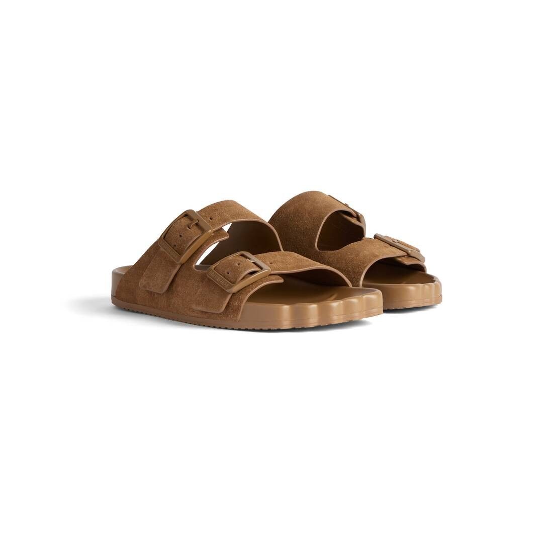 Balenciaga o1bcso1str0425 Sunday Sandals in Brown Size US 6 / IT 36 - 2 Thumbnail