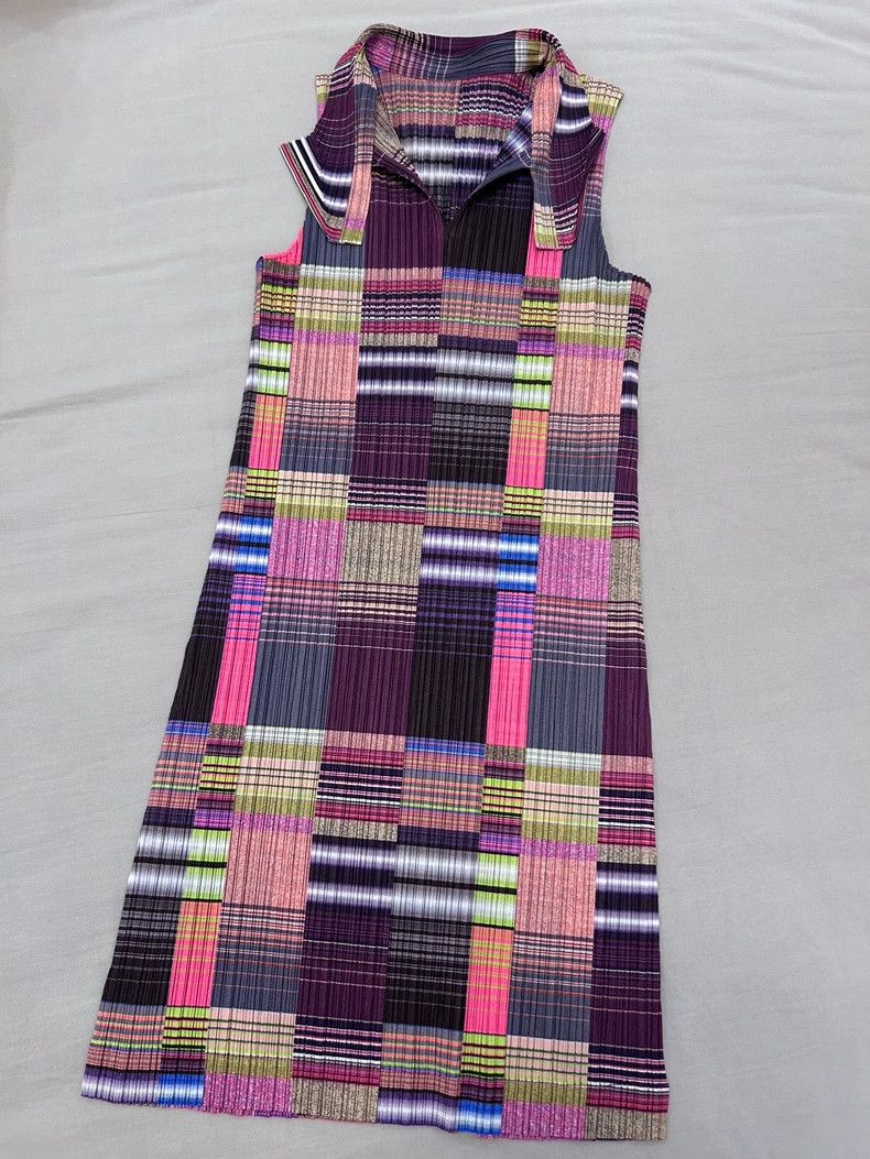 Issey Miyake issey miyake size:4 Mosaic vest top Size XXS / US 00 / IT 34 - 1 Thumbnail