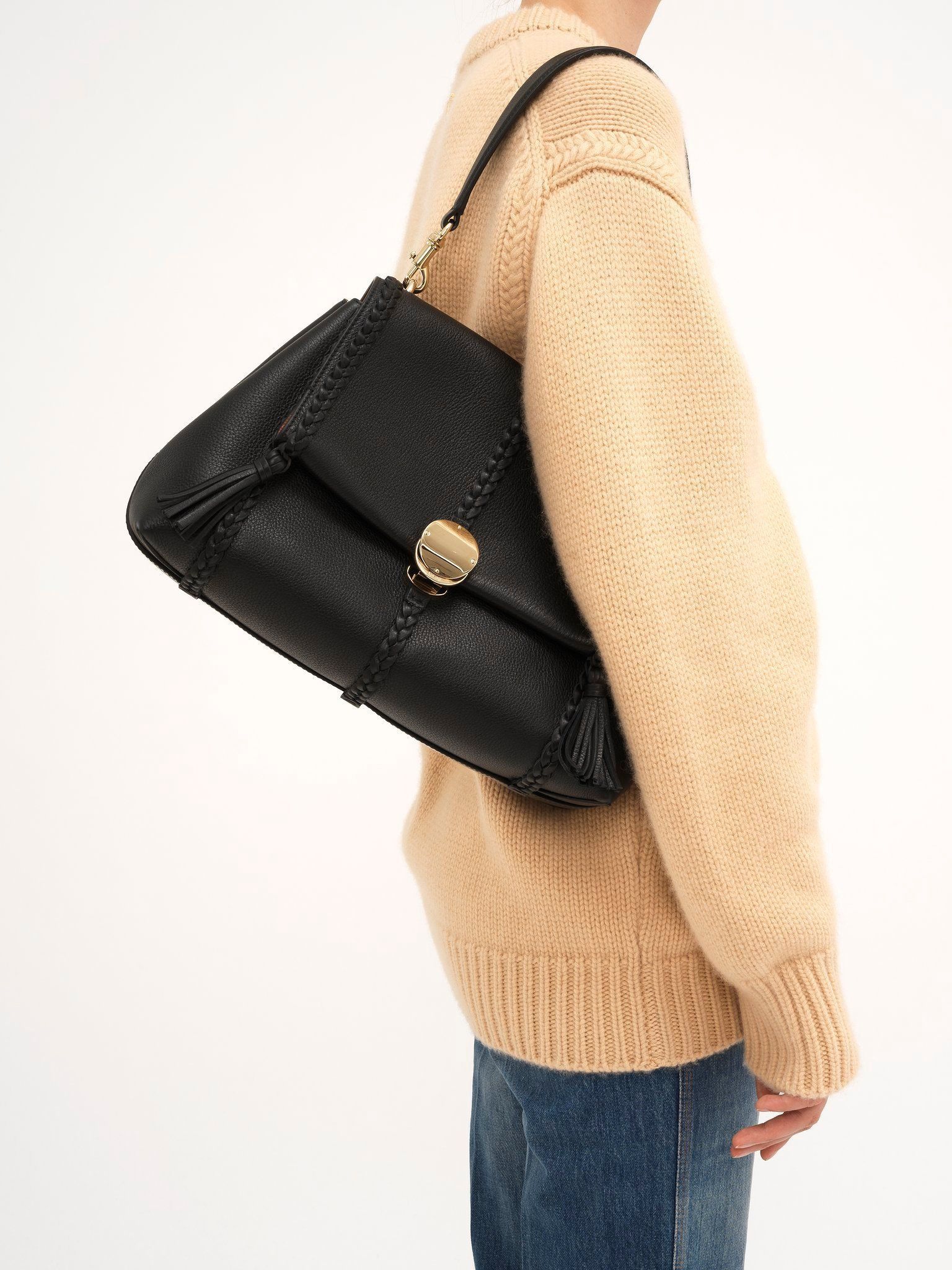 Chloe o1loc1c10425 Size: OS / Penelope Medium Bag in Black Size ONE SIZE - 3 Thumbnail