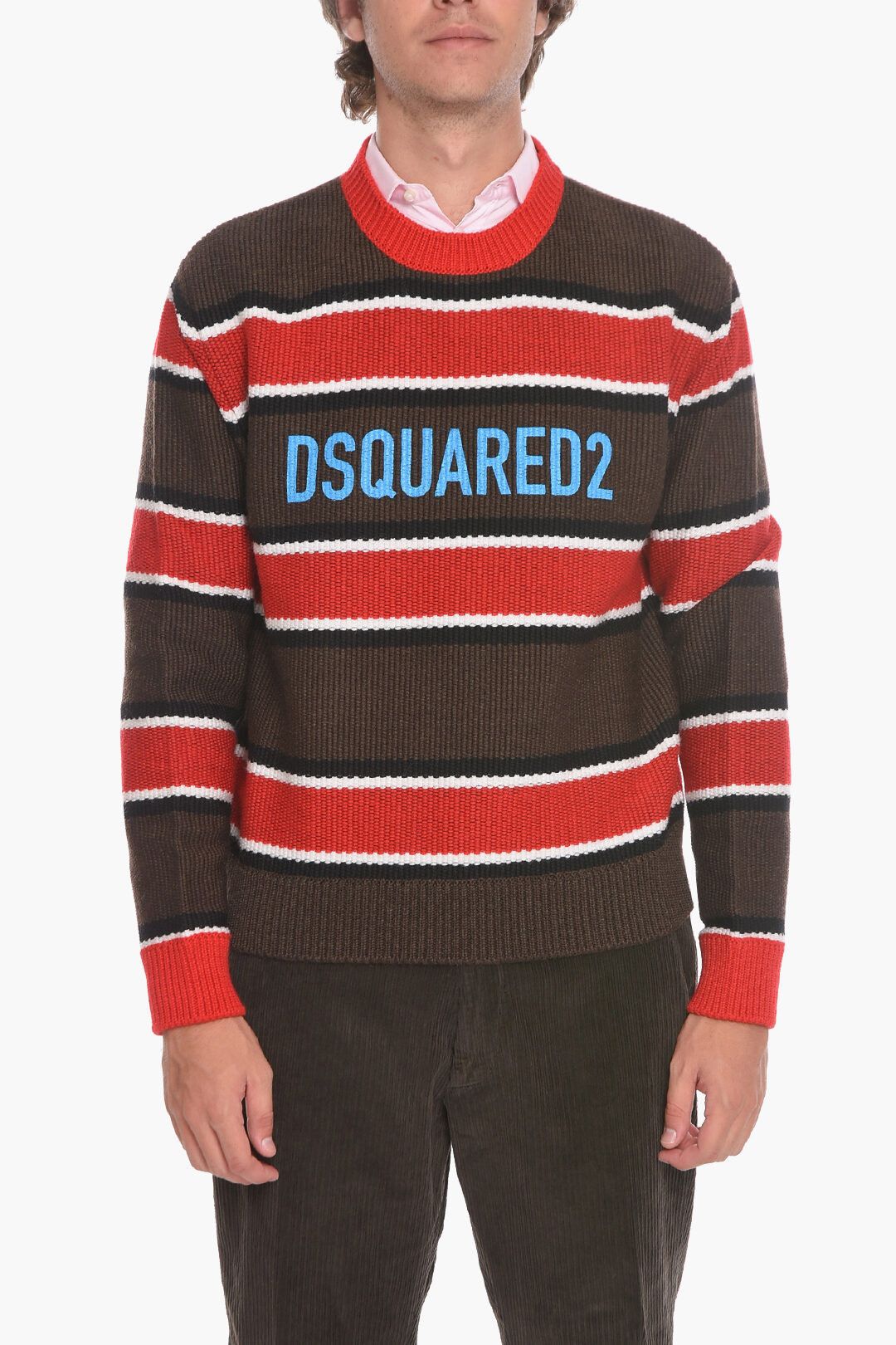 og1mm0823 Sweater in Brown Red