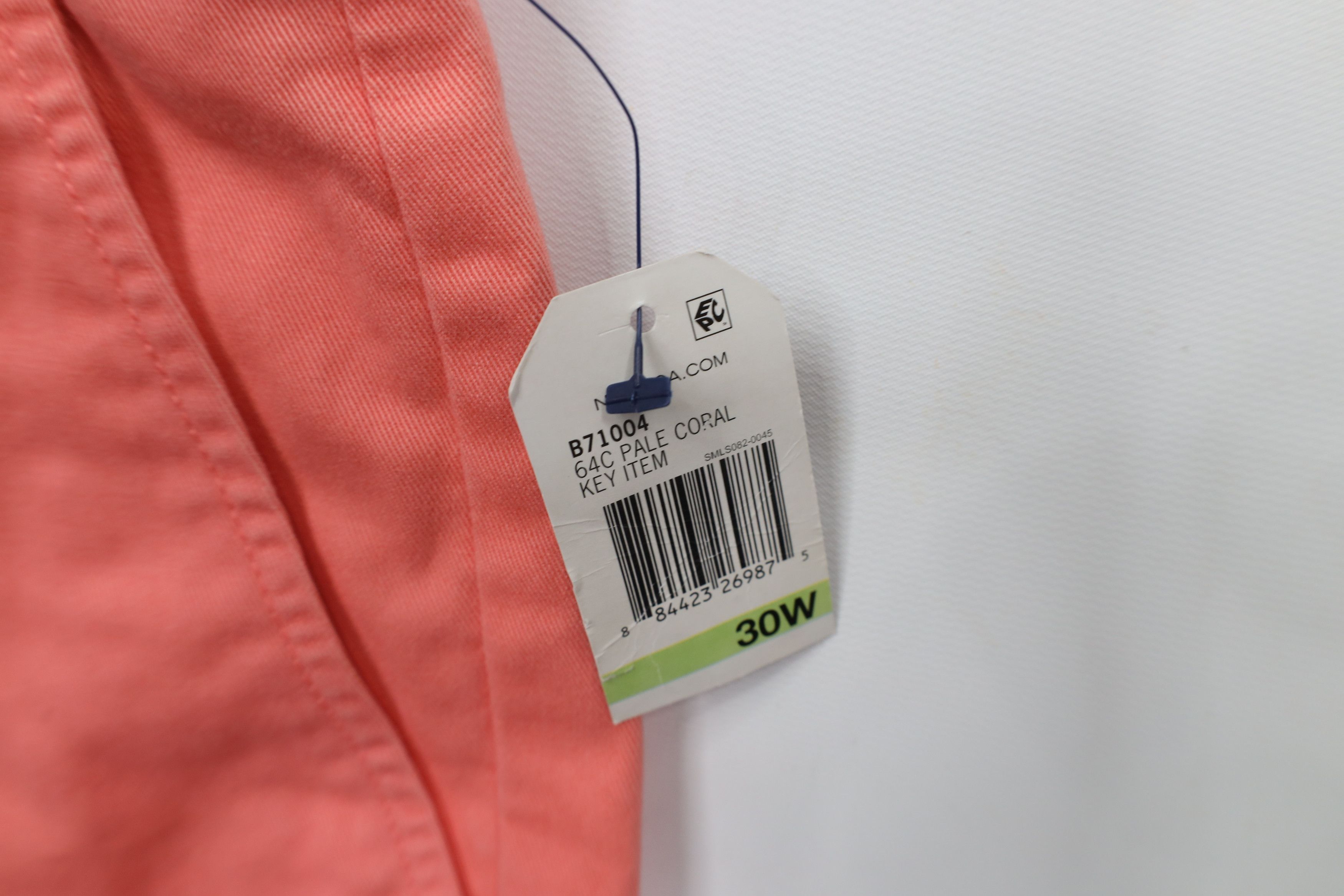 Nautica × Vintage Deadstock Vintage Nautica Sailing Chino Shorts Pink Cotton Size US 30 / EU 46 - 6 Thumbnail