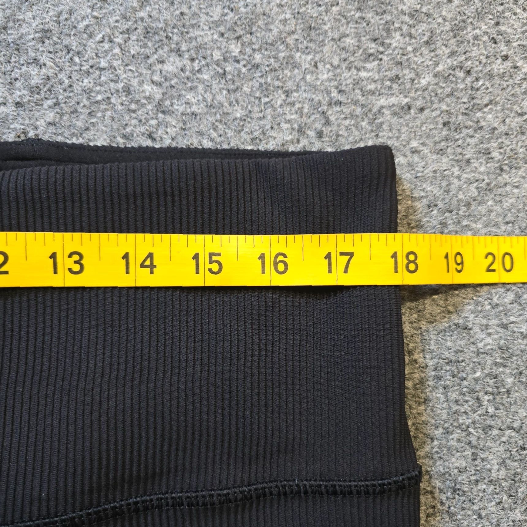 Athleta Athleta Pants Womens 2X Black Elation 7/8 Cropped Ribbed Stretchy Casual Athleisure Yoga Skinny Inseam 26in Womens Size 40" / US 18 - 4 Thumbnail