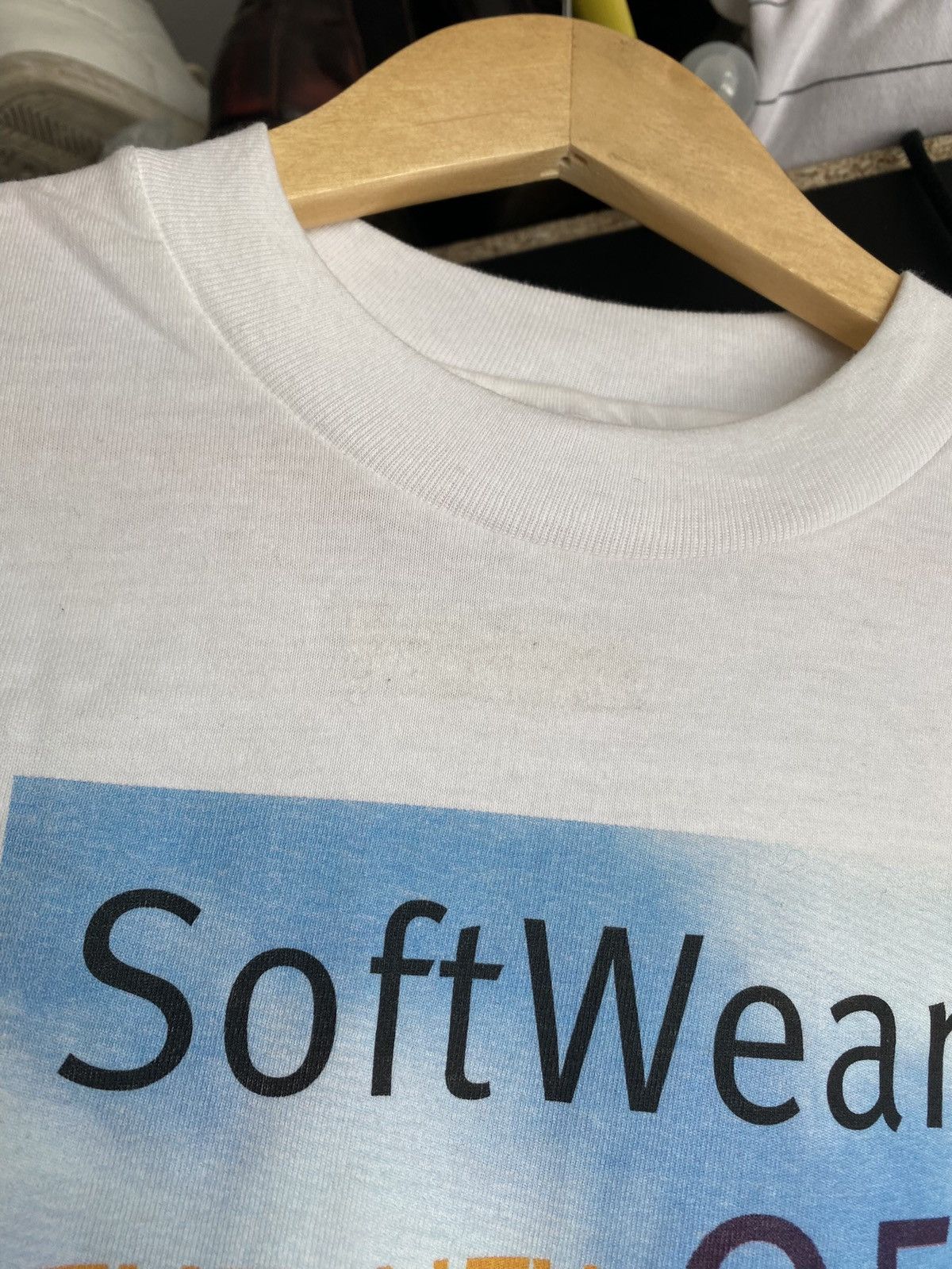 Hanes × Microsoft 🔥90s Microsoft 95 Soft Wear Promo Shop Start Button T Shirt Size US L / EU 52-54 / 3 - 9 Thumbnail
