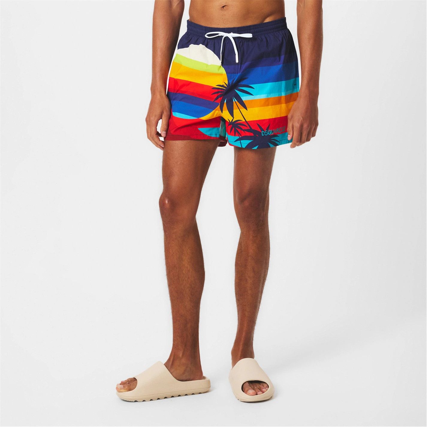 Dsquared2 o1g2r1mq0426 Quick Dry Tailored Fit Swim Shorts Multicolor Size US 30 / EU 46 - 3 Thumbnail