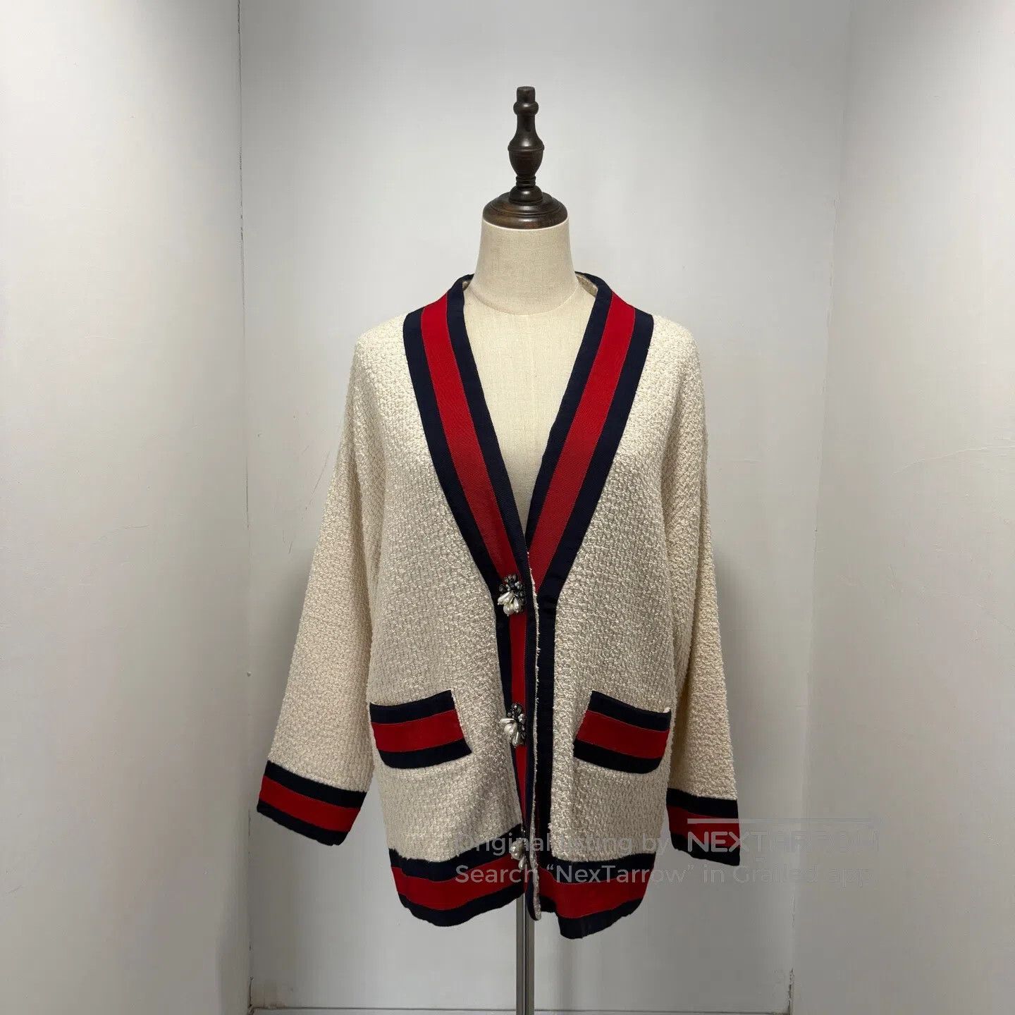 Gucci Guicci Jacket with rhinestone buttons| Size XS / US 0-2 / IT 36-38 - 1 Thumbnail