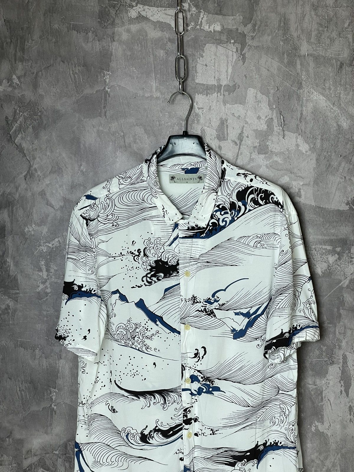 Allsaints Vintage Art Allsaints Hawaiian Japanese Brand Y2K shirt Size US M / EU 48-50 / 2 - 2 Thumbnail