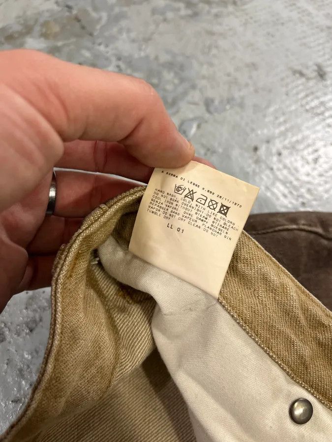 Just Cavalli 2000s Cavalli Beige & Brown Gradient Pants Size US 32 / EU 48 - 12 Thumbnail
