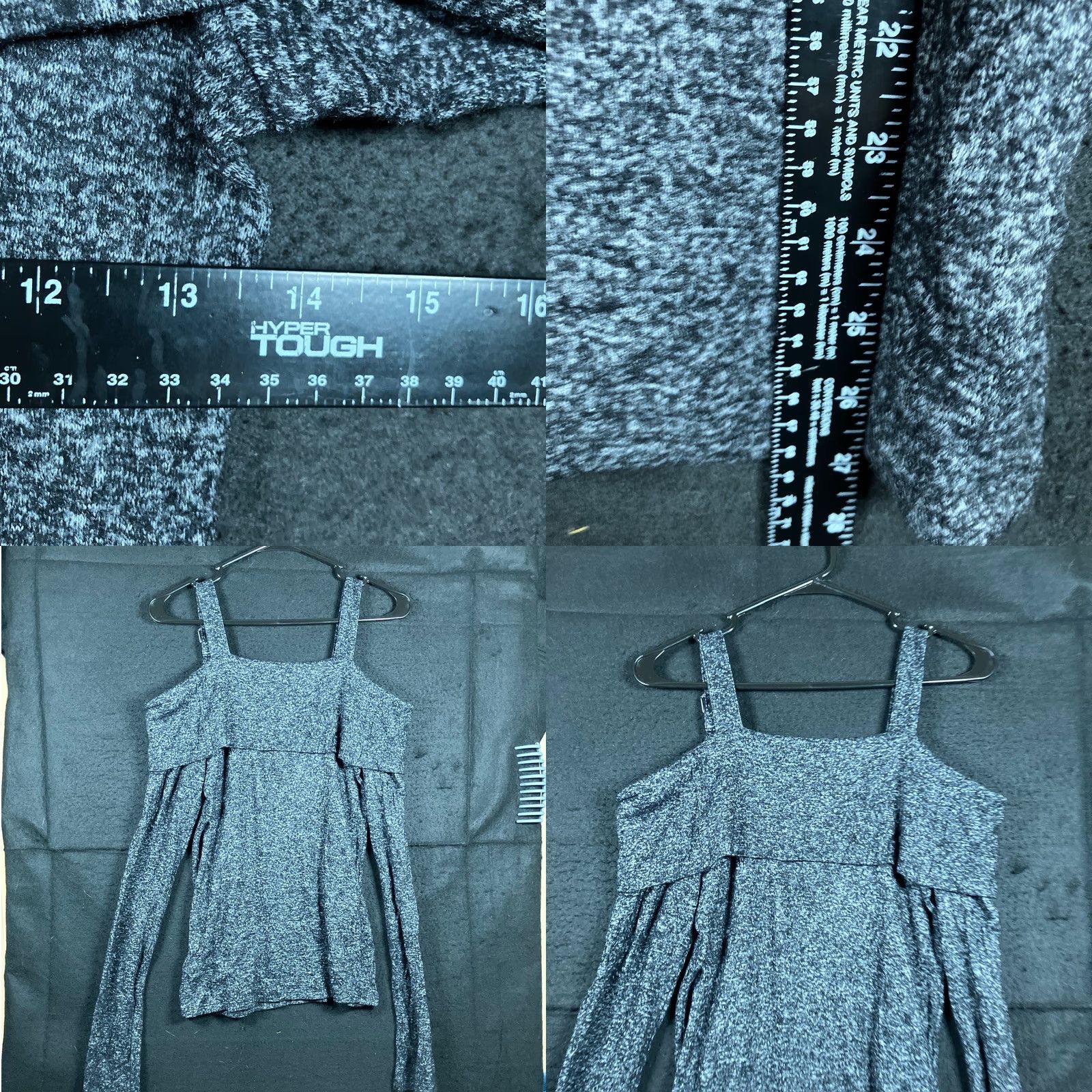 Express Express Womens Sweater Cold Shoulder A line Long Sleeve Stretch M Gray Black Ladies Pullover Size M / US 6-8 / IT 42-44 - 8 Thumbnail