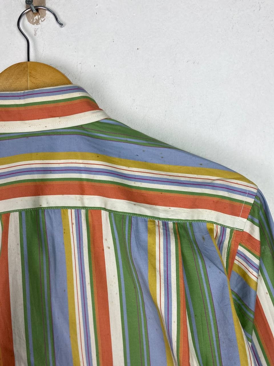 Junko Shimada vintage 90s maxfli by junko shimada striped shirt Size US L / EU 52-54 / 3 - 12 Thumbnail