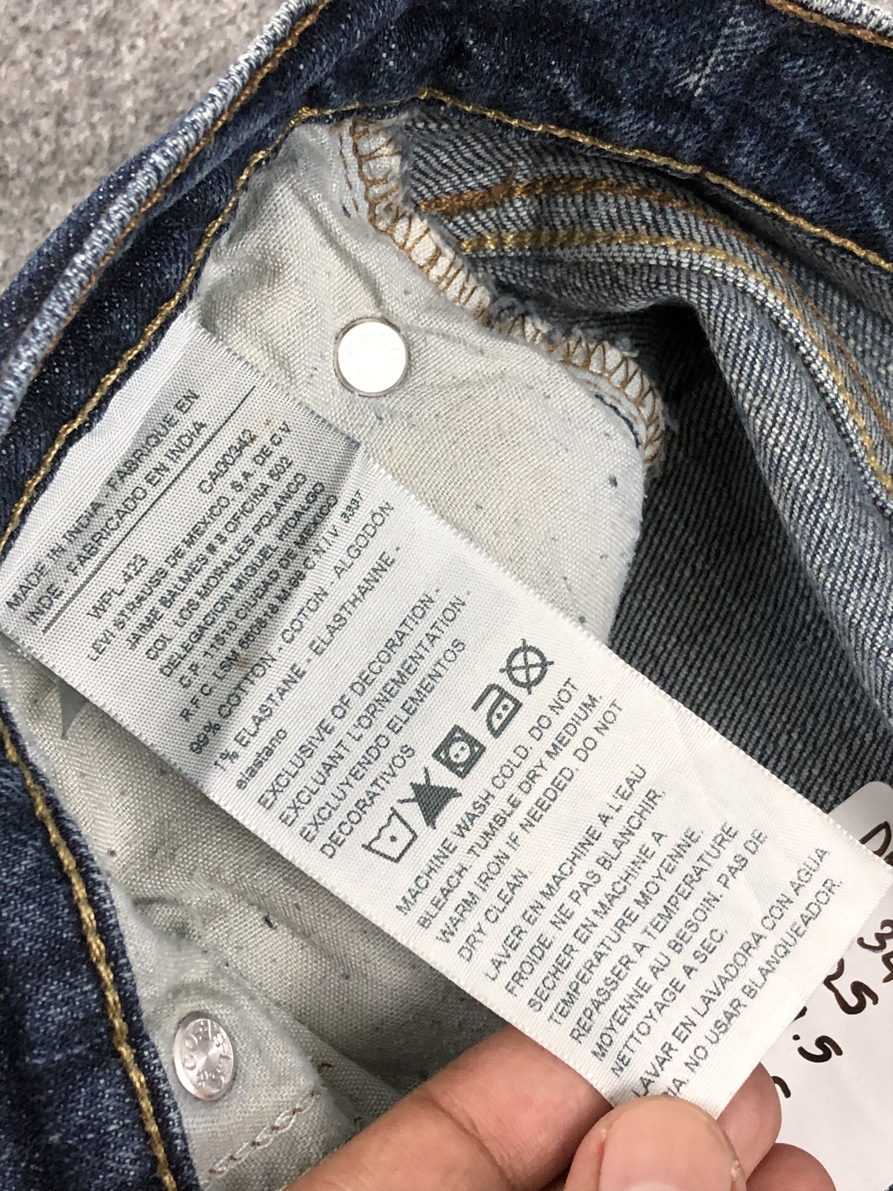 Levi's Faded Blue Vintage Levis Signature Jeans DP2537 Size US 34 / EU 50 - 6 Thumbnail