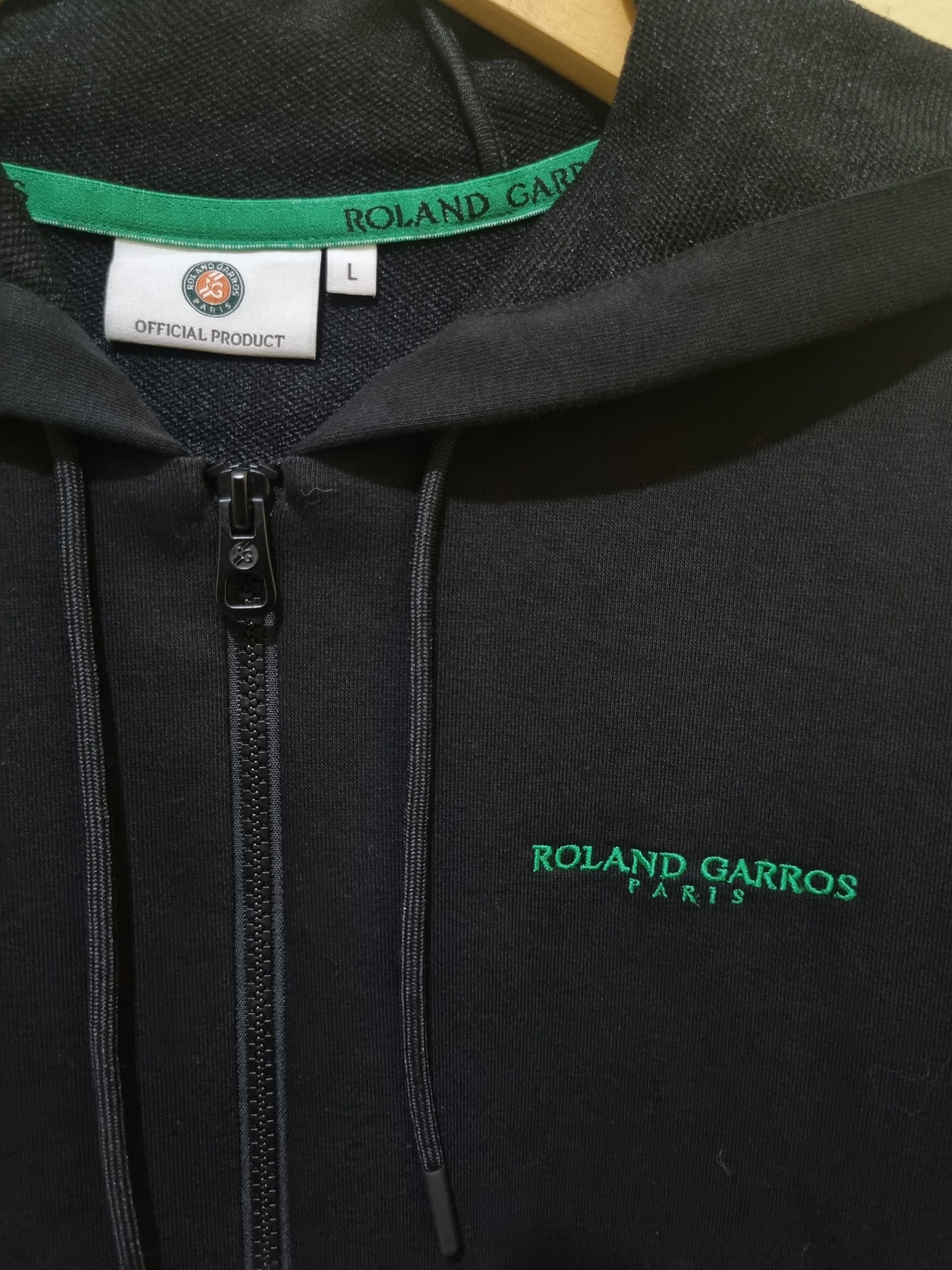 Vintage Roland Garros 90's Hoodie Size US L / EU 52-54 / 3 - 1 Thumbnail