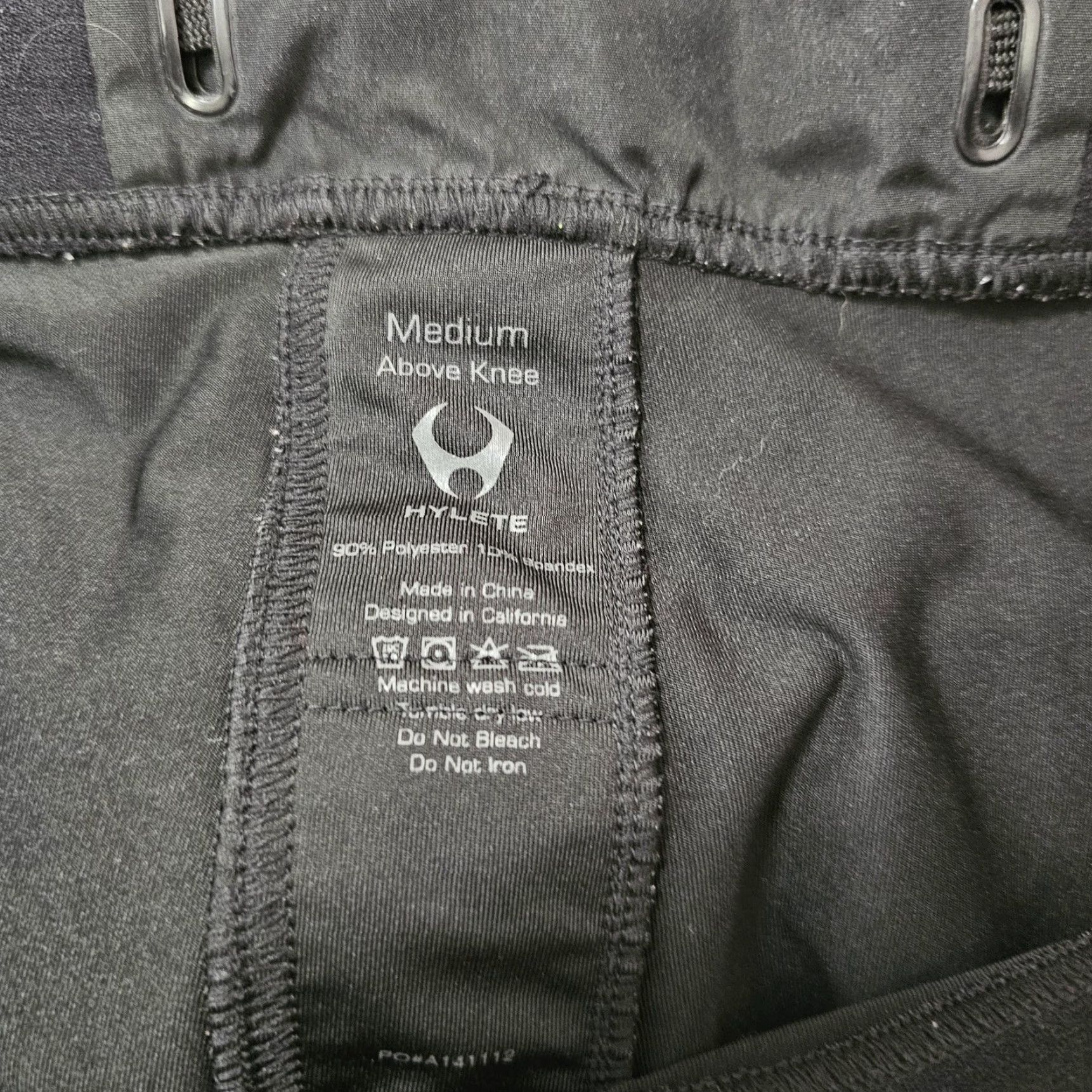 Vintage Hylete Shorts Mens Medium Black Gray Above Knee Zip Pocket Training Athletic Size US 31 - 7 Thumbnail