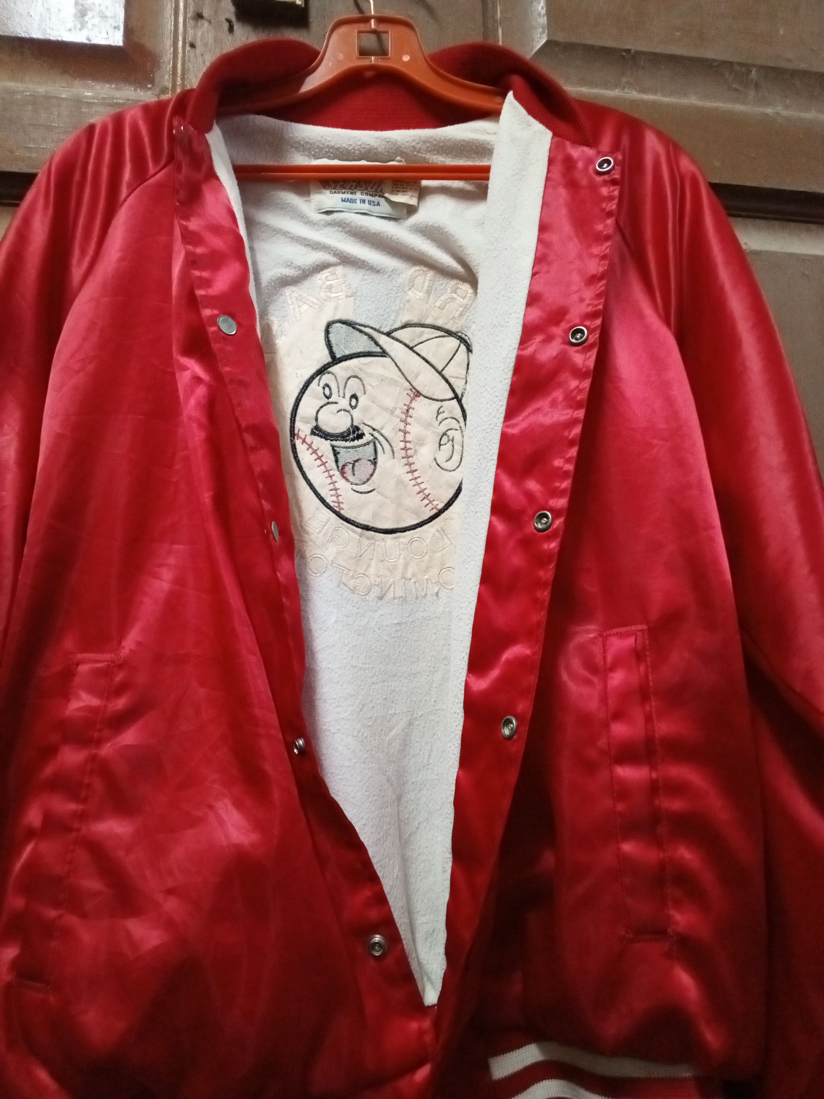 Other 🔥90s🔥nylon versity jacket rare Size US L / EU 52-54 / 3 - 5 Thumbnail