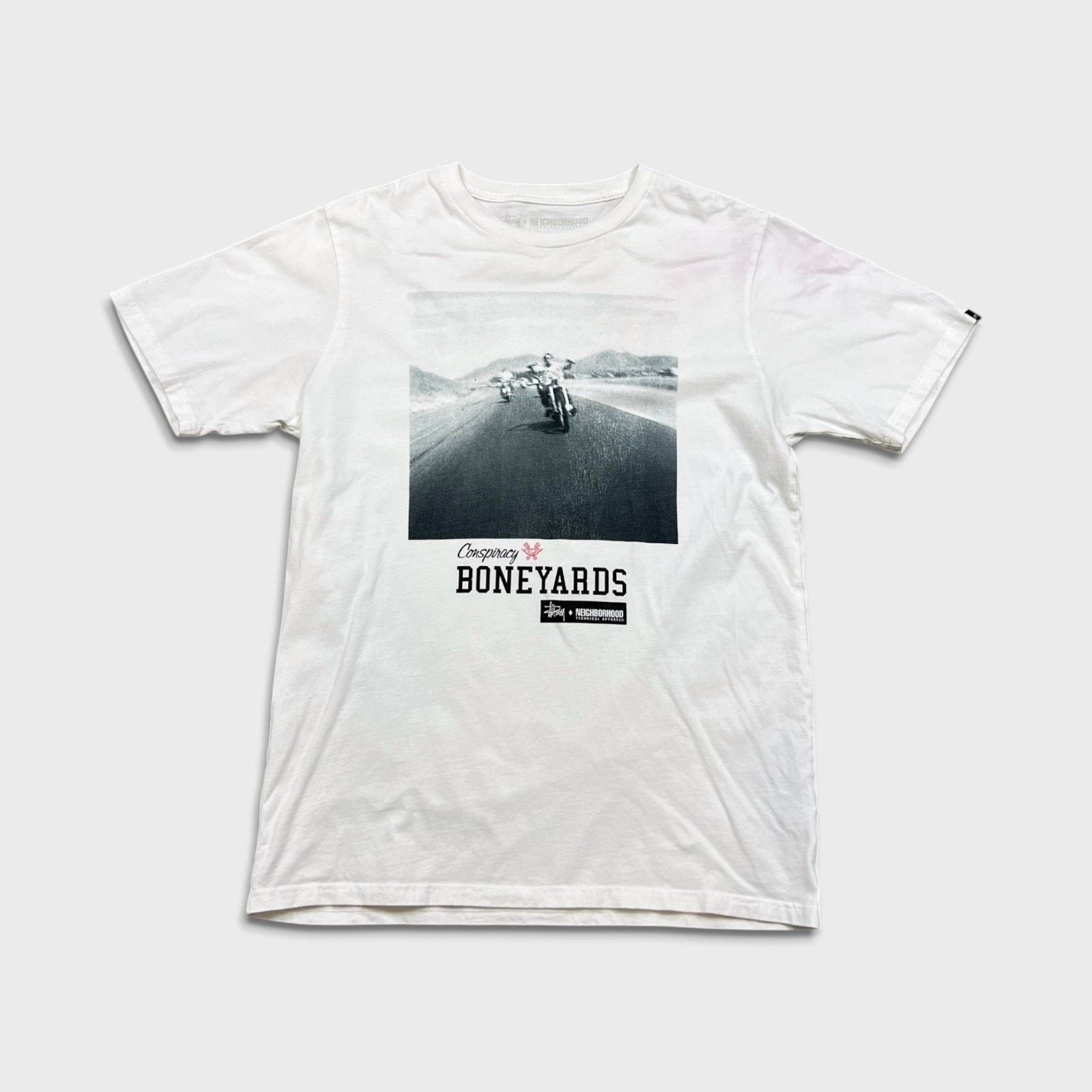 Neighborhood × Stussy Study Neighborhood Boneyard Pirate Girl Tee