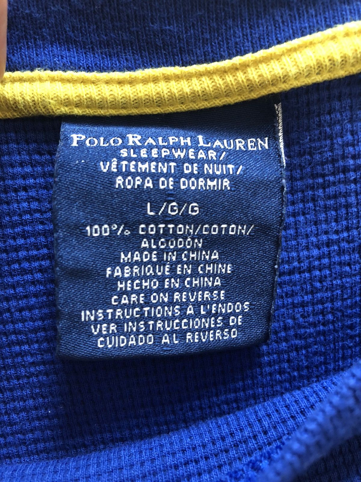 Polo Ralph Lauren × Vintage POLO RALPH LAUREN VINTAGE CLASSIC LONG SLEEVE TEE SHIRT Size US L / EU 52-54 / 3 - 3 Thumbnail