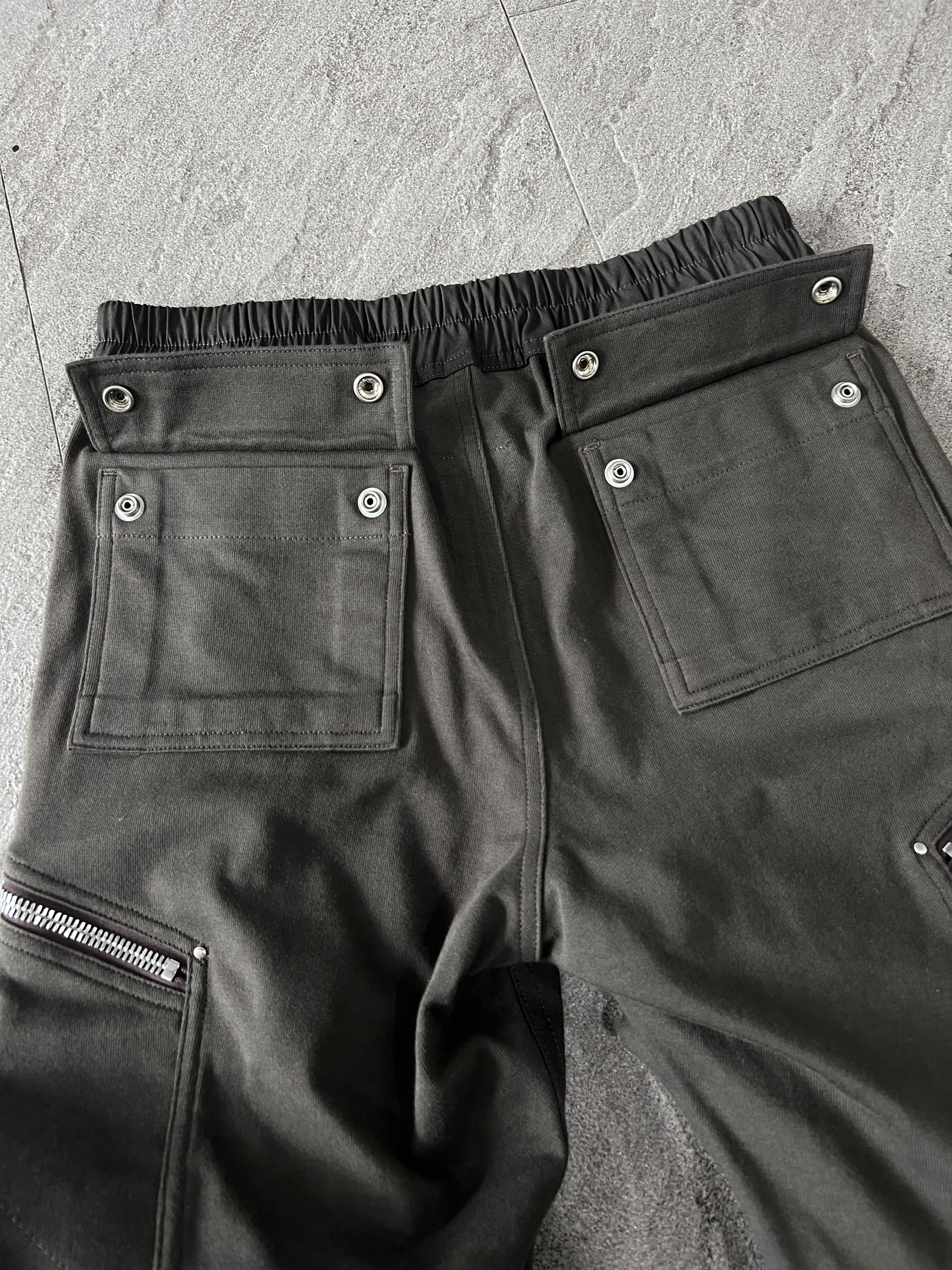 Rick Owens Rick Owens Mainline FW20 Performa Paneled Cargo Joggers Size US 29 - 7 Thumbnail