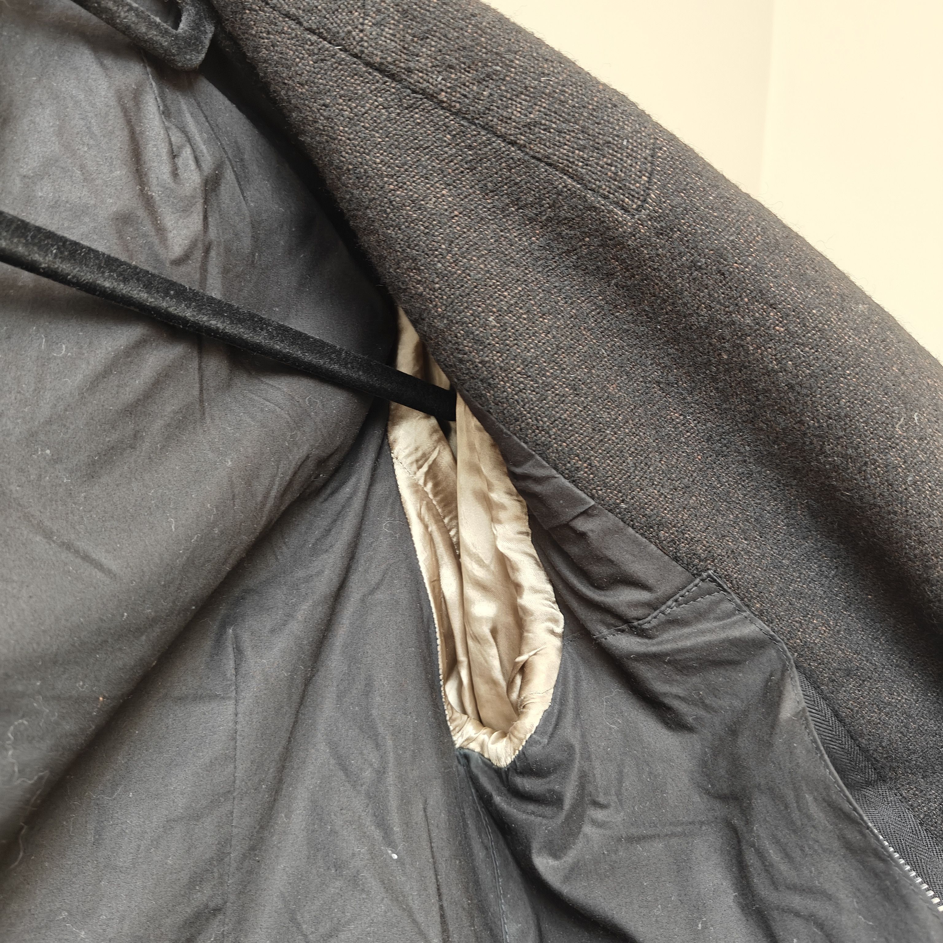 Rick Owens Black wool blend Sisyphus FW18 overcoat double Breasted Size US S / EU 44-46 / 1 - 21 Thumbnail