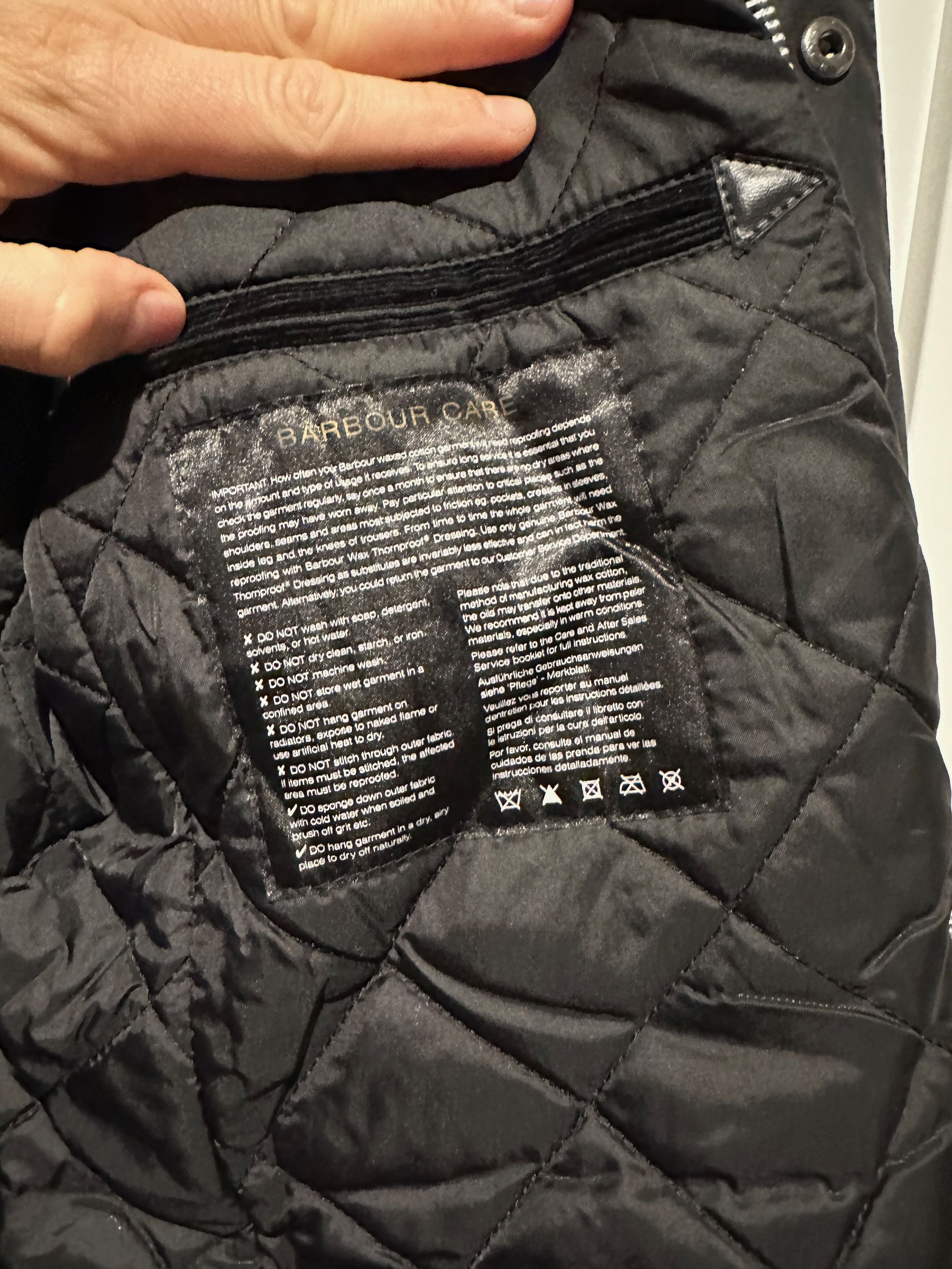 Barbour Barbour International Duke black waxed jacket MWX0337BK91 Size US S / EU 44-46 / 1 - 12 Thumbnail