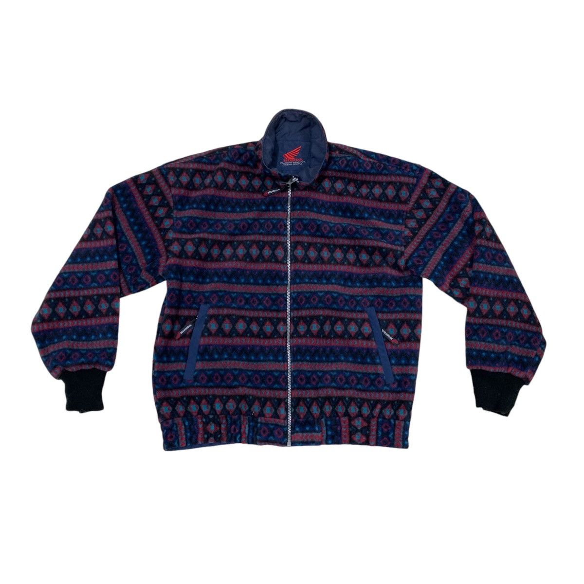 Honda × Japanese Brand × Vintage VINTAGE BOMBERS HONDA RACING JACKET Size US XL / EU 56 / 4 - 1 Thumbnail