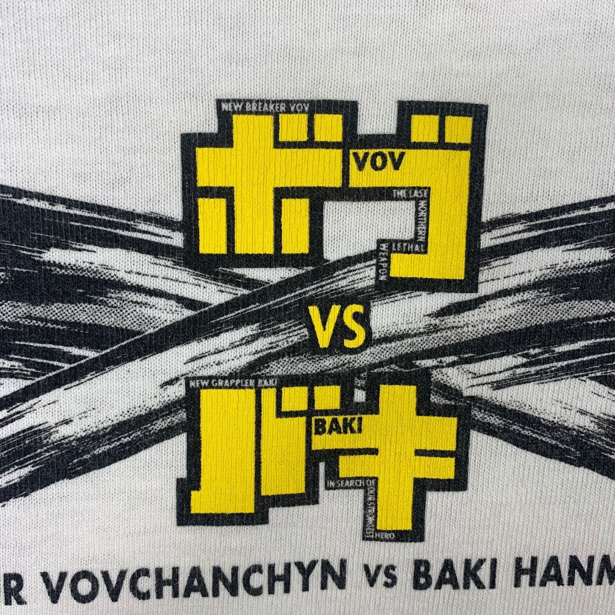 Anime × Japanese Brand Vintage IGOR VOVCHANCHYN X BAKI HANMA Japanese anime tee Size US S / EU 44-46 / 1 - 11 Thumbnail