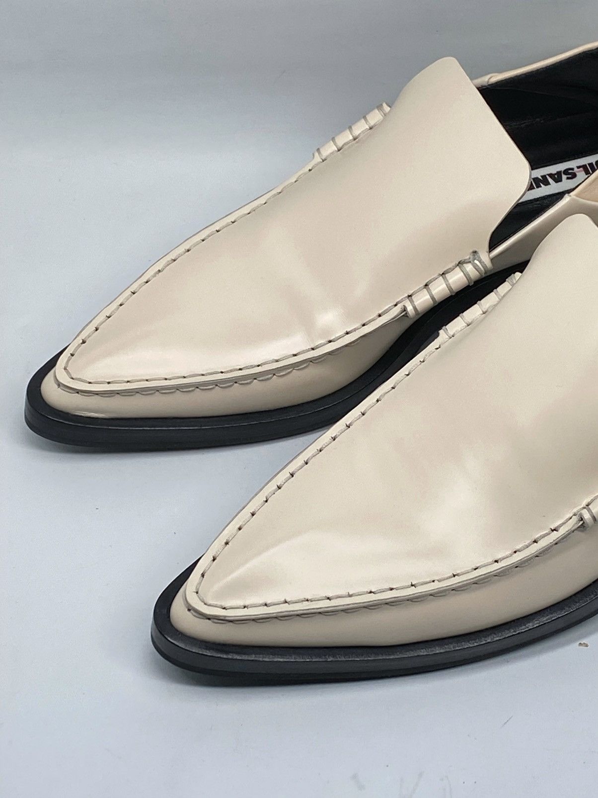 Jil Sander JIL SANDER Point Toe Leather Loafers size 37 Size US 7 / IT 37 - 7 Thumbnail