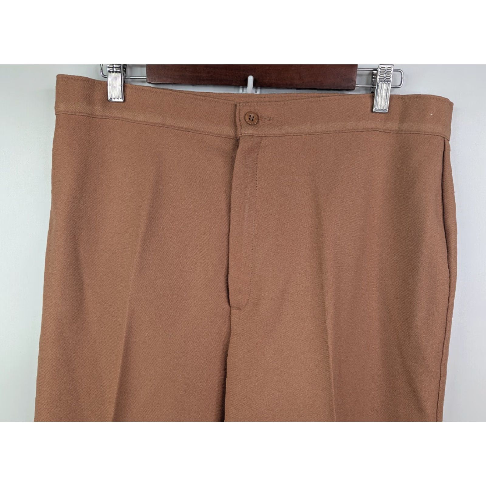 Levi's Vintage Levi's Wide Leg Pants 34 Regular Brown Disco 70s 80s Scovill High Rise Trouser Men’s Girls? Size 24" / US 00 / IT 34 - 2 Thumbnail