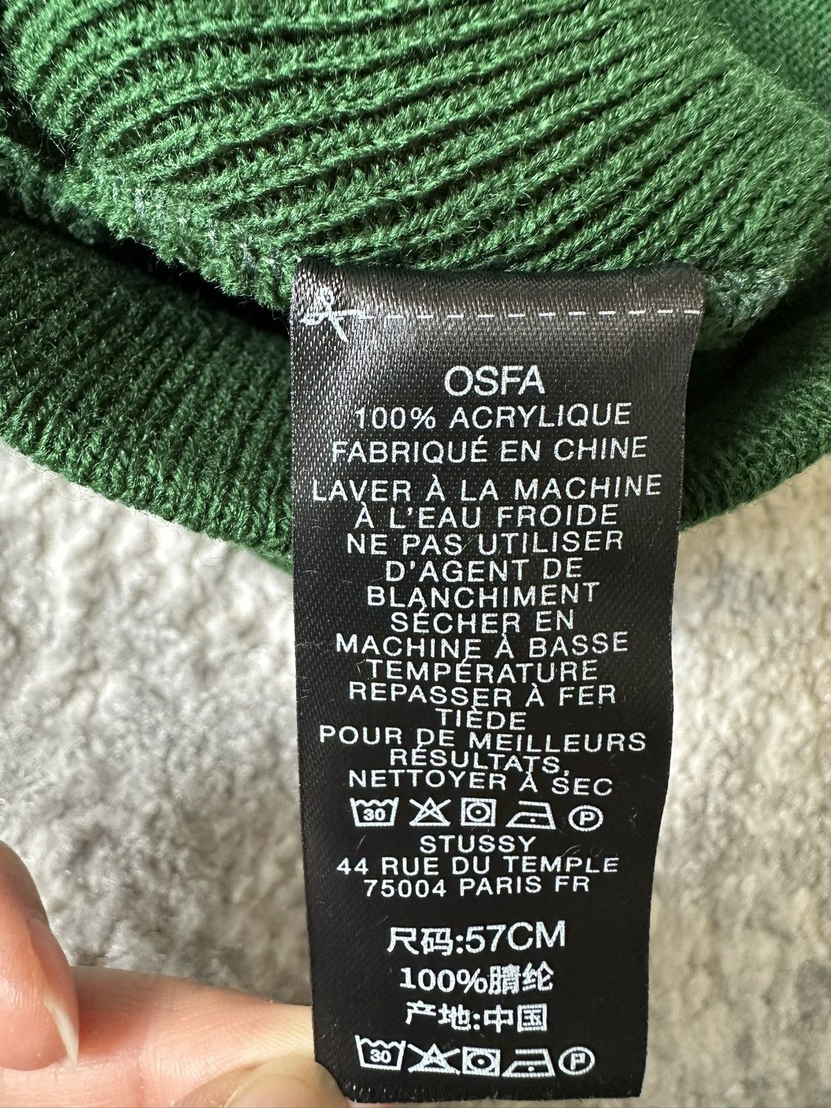 Stussy Stussy Skullcap International Athletic DS GREEN (SS25) Size ONE SIZE - 4 Thumbnail
