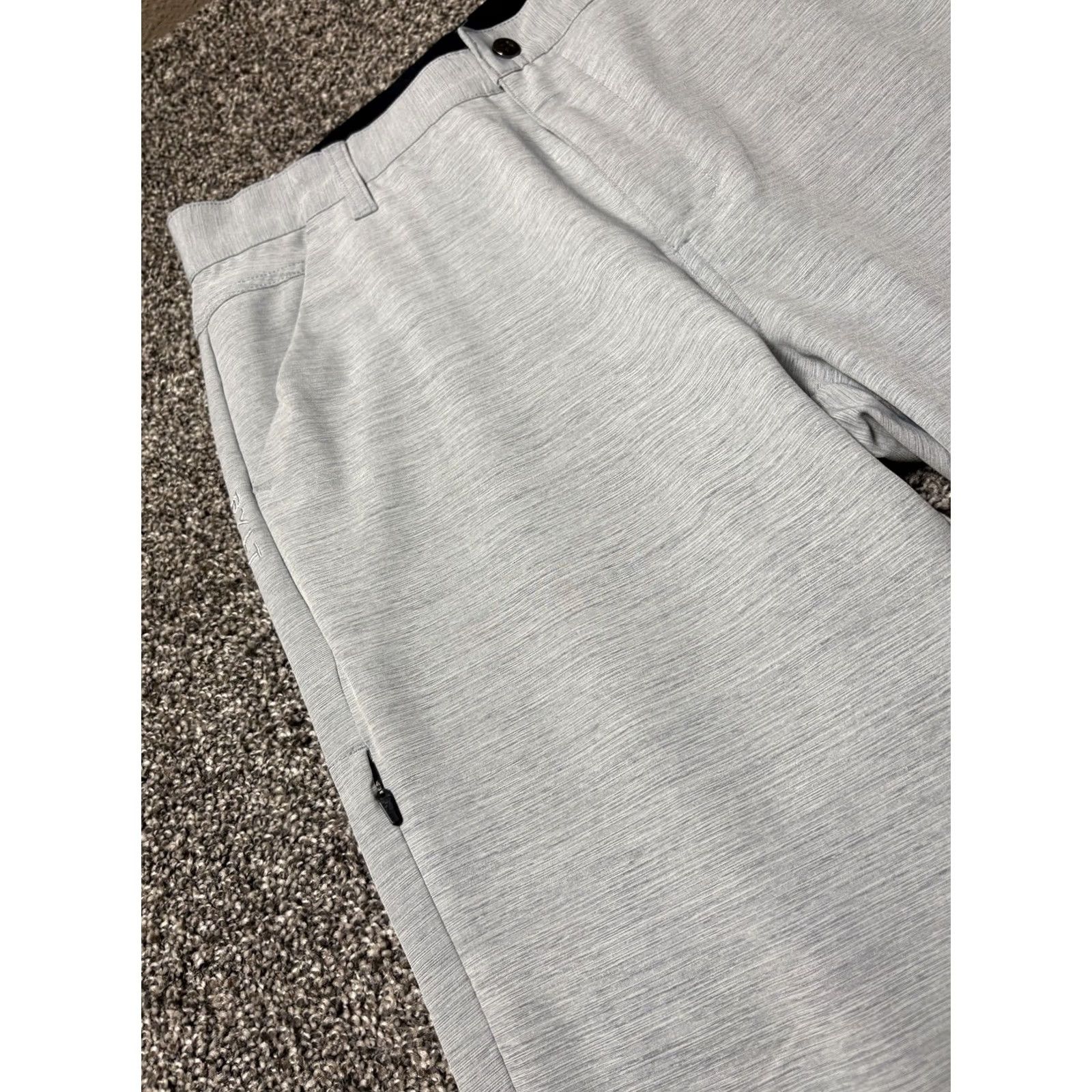 Asics BYLT Kinetic 2.0 Pants Mens 33x30 Gray Performance Premium Basics Chino Straight Regular Pocket City Preppy Sports Mens Size US 33 - 5 Thumbnail