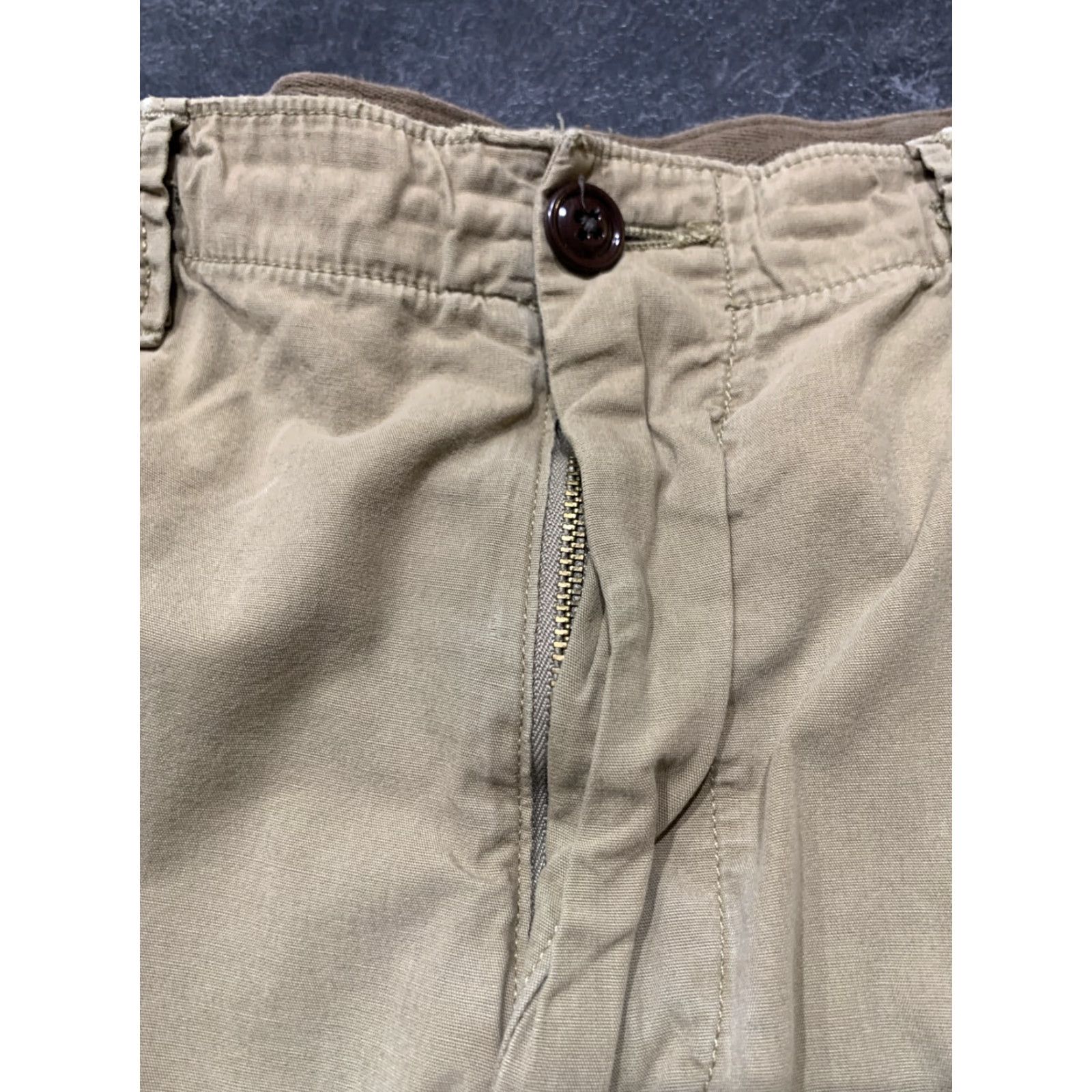 Ralph Lauren VINTAGE Ralph Lauren Polo Jeans Company Mens Cargo Shorts Khaki Beige 34 Casual Travel Summer Mens Size US S / EU 44-46 / 1 - 5 Thumbnail